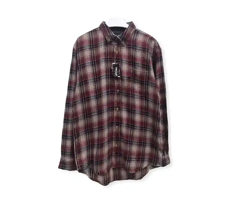Flannel First Down Plaid Tartan Flannel Shirt Size US L / EU 52-54 / 3 - 1 Thumbnail