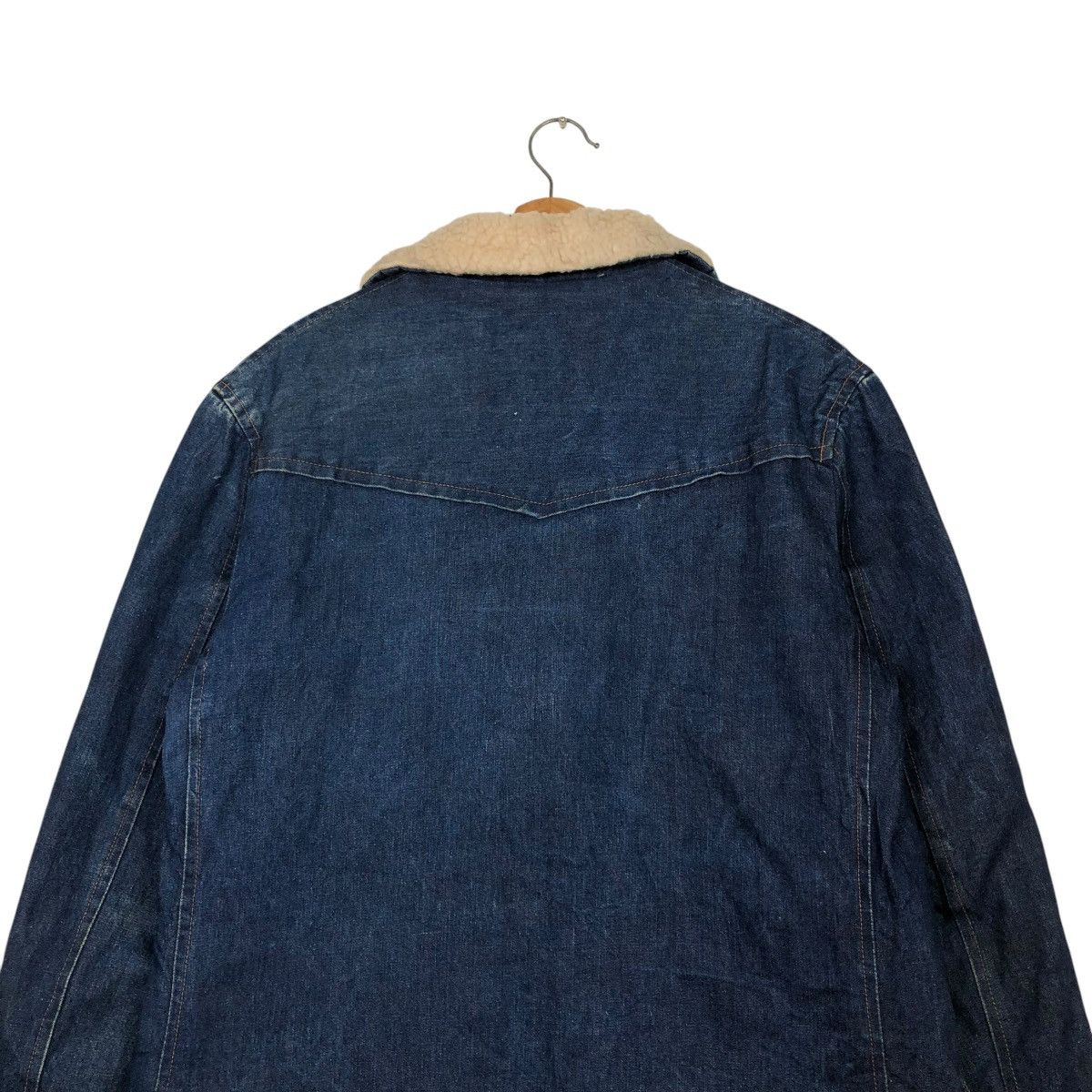 Japanese Brand 🔥VINTAGE CHORE DENIM JACKET BLANKET BIG X ANK ISSEY MIYAKE Size US L / EU 52-54 / 3 - 11 Thumbnail