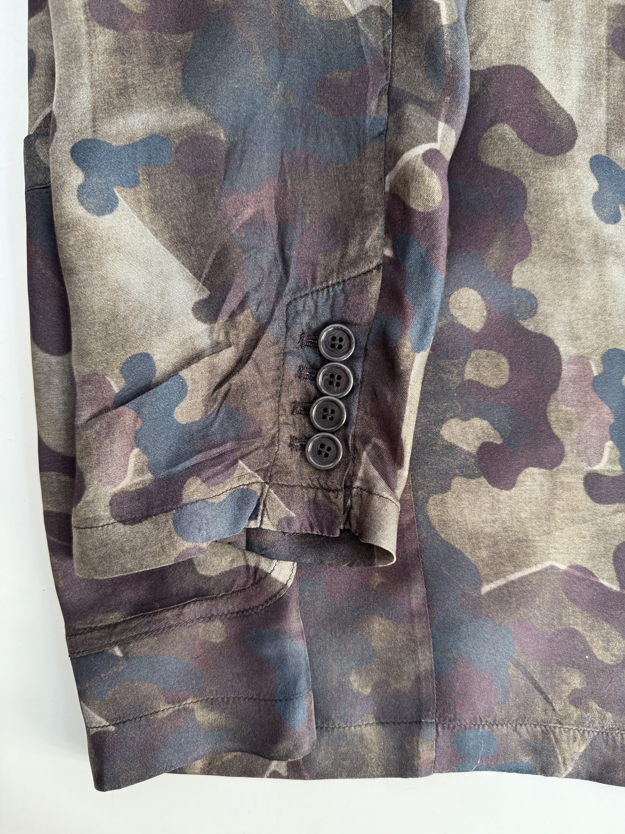 Dries Van Noten Camouflage-Print Suit Size 50S - 8 Thumbnail