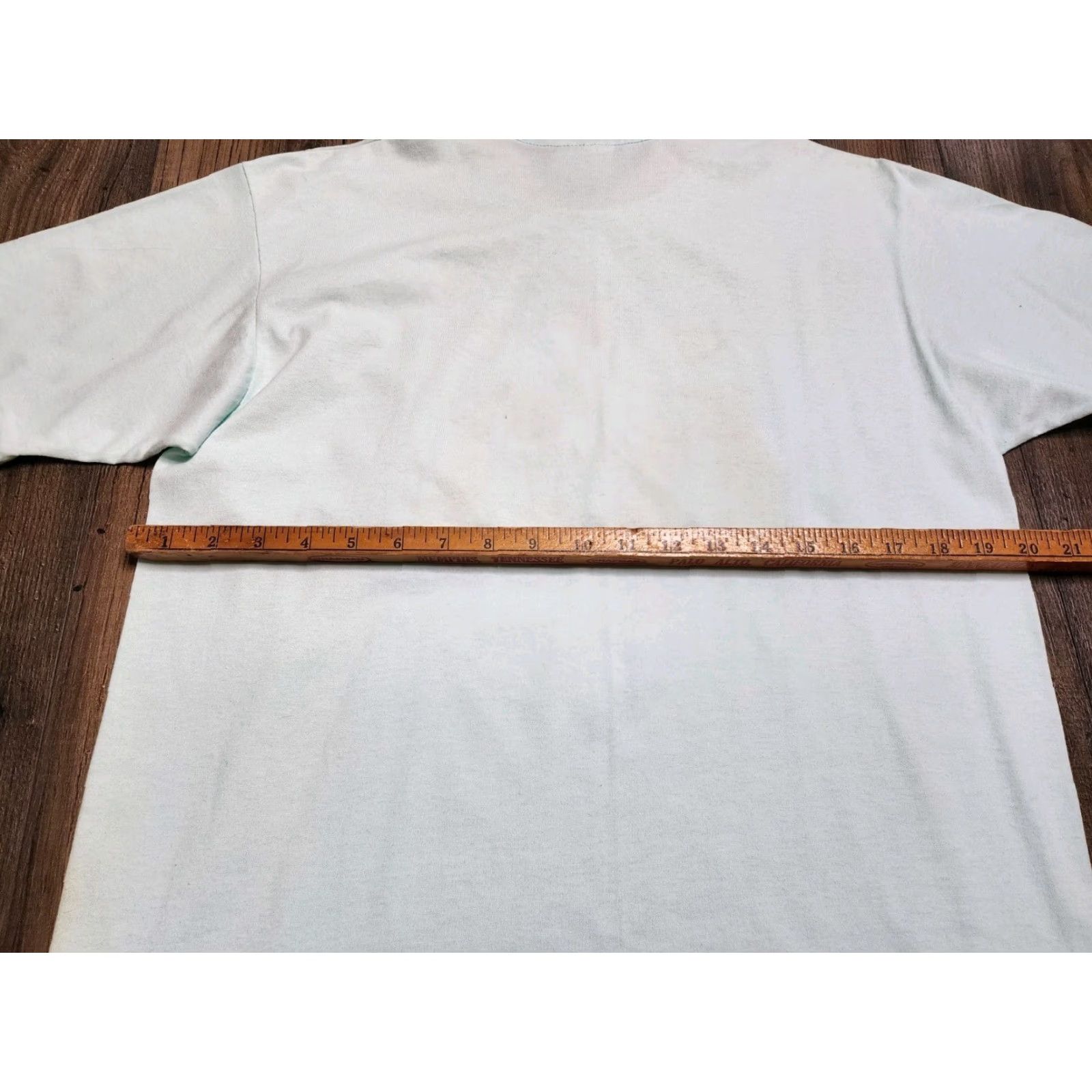 Vintage VINTAGE Valories Kitten Hearts T-Shirt Cottage Core 1990s Blue Adult Large Cotton Blend Mens Size L / US 10 / IT 46 - 3 Thumbnail
