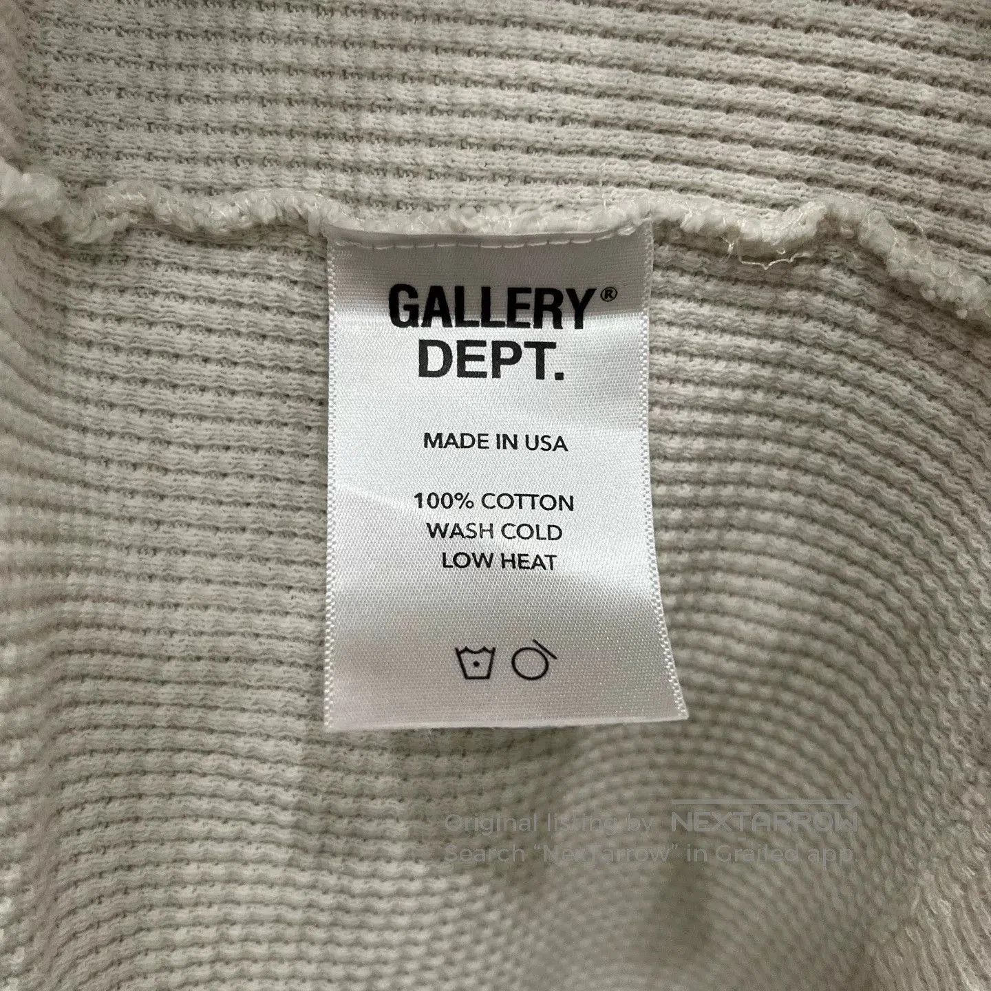 Gallery Dept. Gallery Dept Large Logo Waffle Long Sleeve. Size US L / EU 52-54 / 3 - 5 Thumbnail