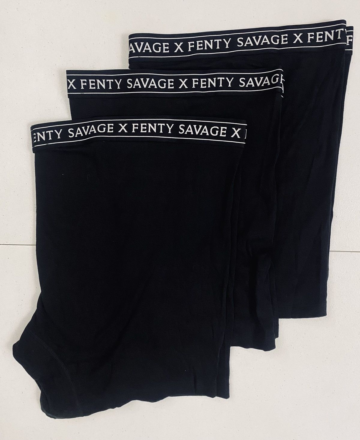 Fenty Savage X Fenty Black Cotton Classic Boxer Brief 3 Pack XXXXL Size 46 - 4 Thumbnail
