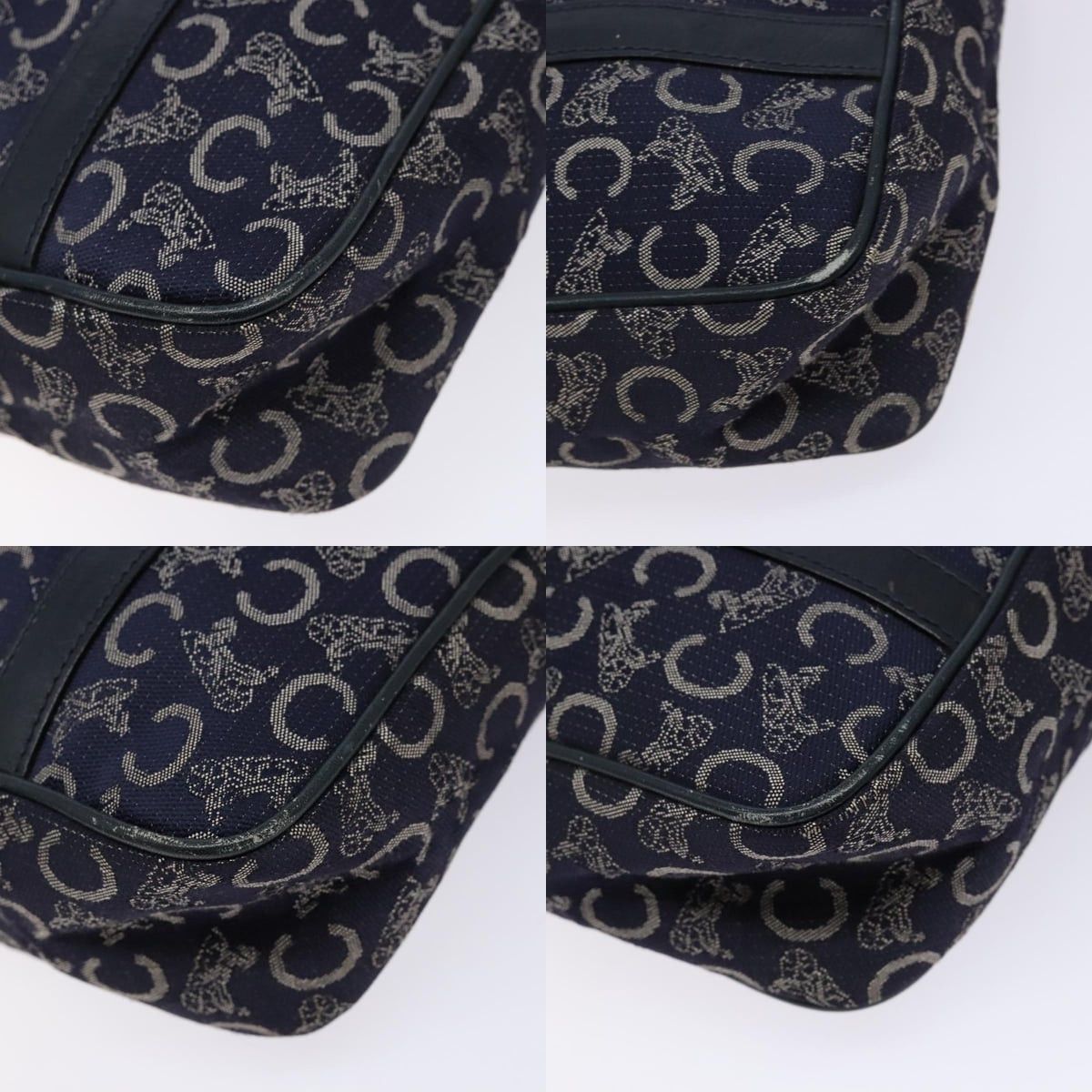 Celine CELINE Sulky Hand Bag Canvas Navy Size ONE SIZE - 10 Thumbnail