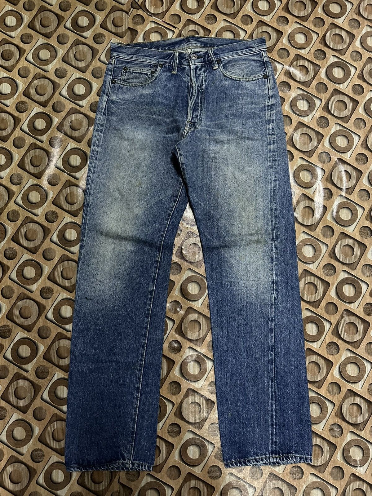 Denime Vintage 90’s DENIME Jeans Selvedge/Redline RARE Denim Pants Size US 31 - 3 Thumbnail