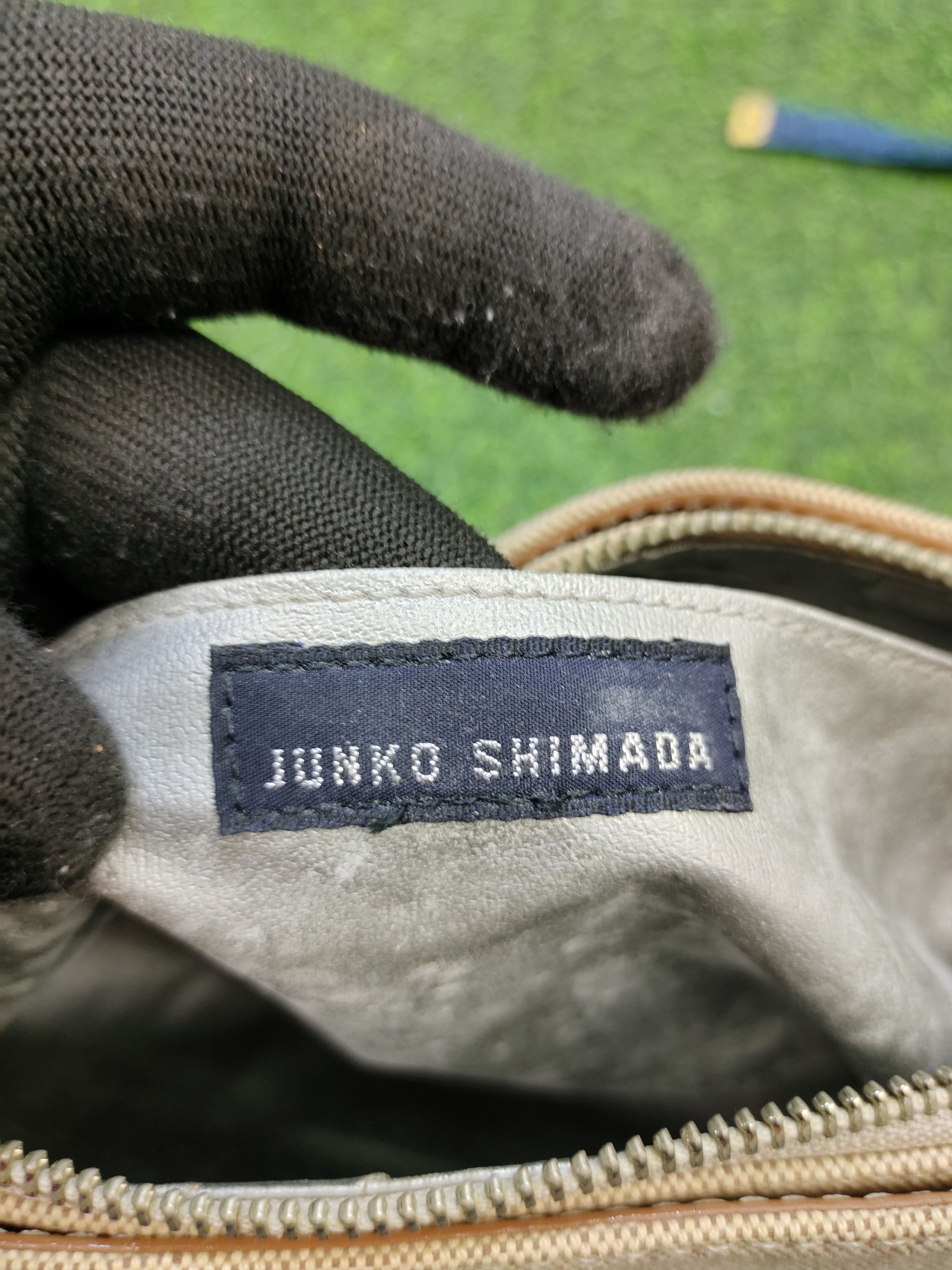 Mr. Junko Vintage Junko Shimada Japan Canvas Mix Leather Shoulder Bag Size ONE SIZE - 12 Thumbnail