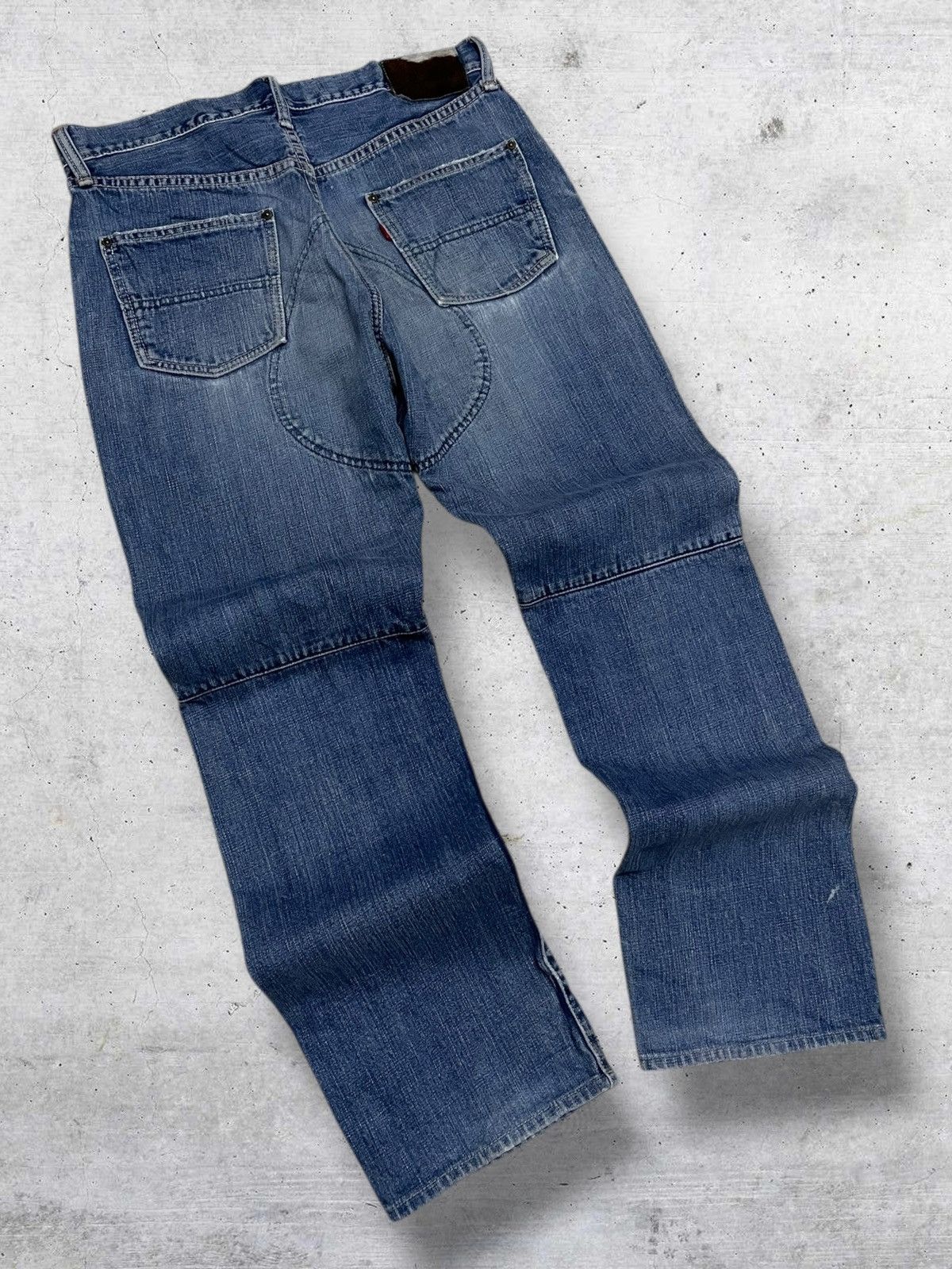 Japanese Brand VINTAGE STUDIO ECRU 90S JAPAN DESIGNER RARE DISTRESSED DENIM Size US 32 / EU 48 - 10 Thumbnail
