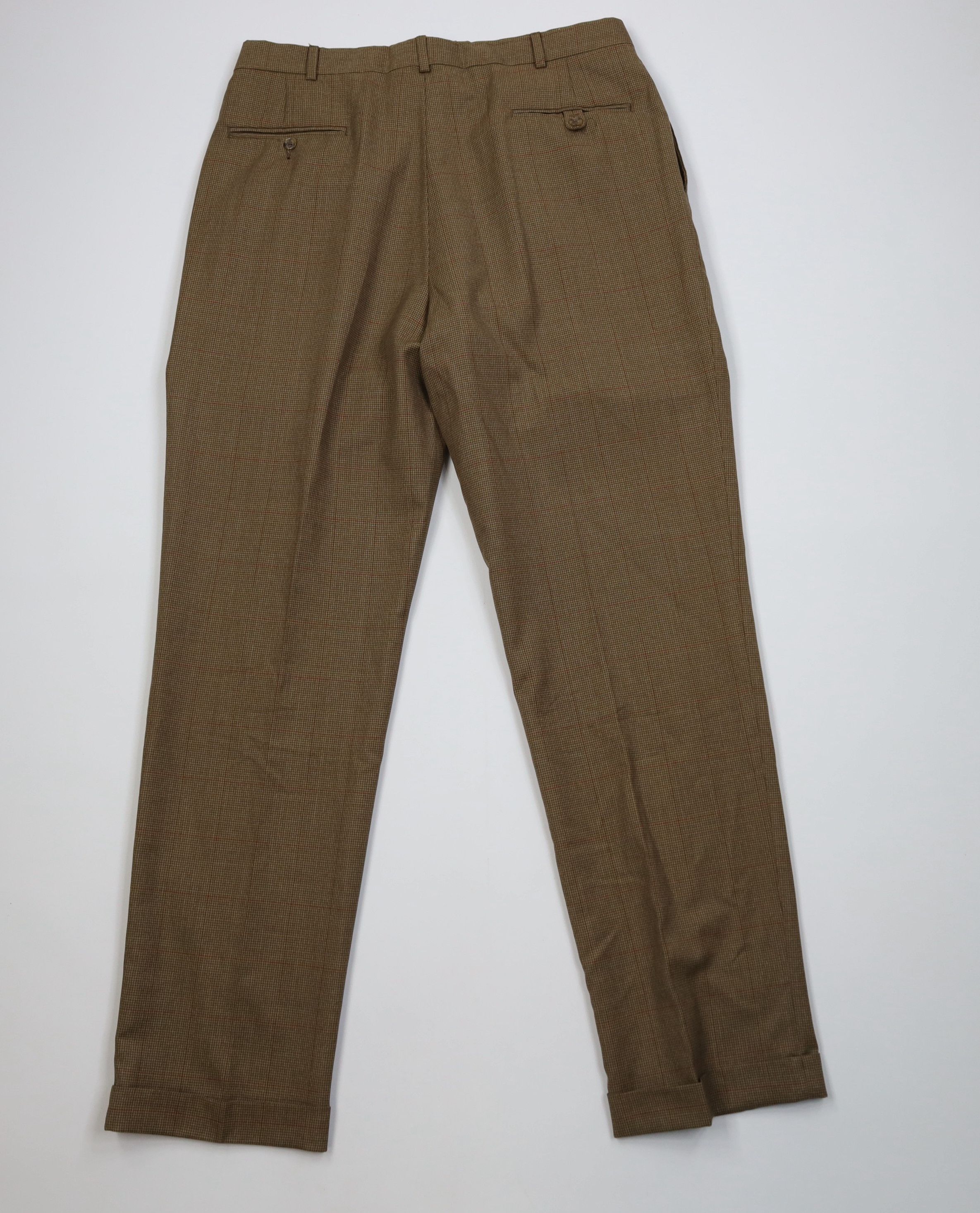 Tommy Hilfiger Vintage 90s Tommy Hilfiger Wool Knit Wide Leg Chino Pants Size US 36 / EU 52 - 11 Thumbnail