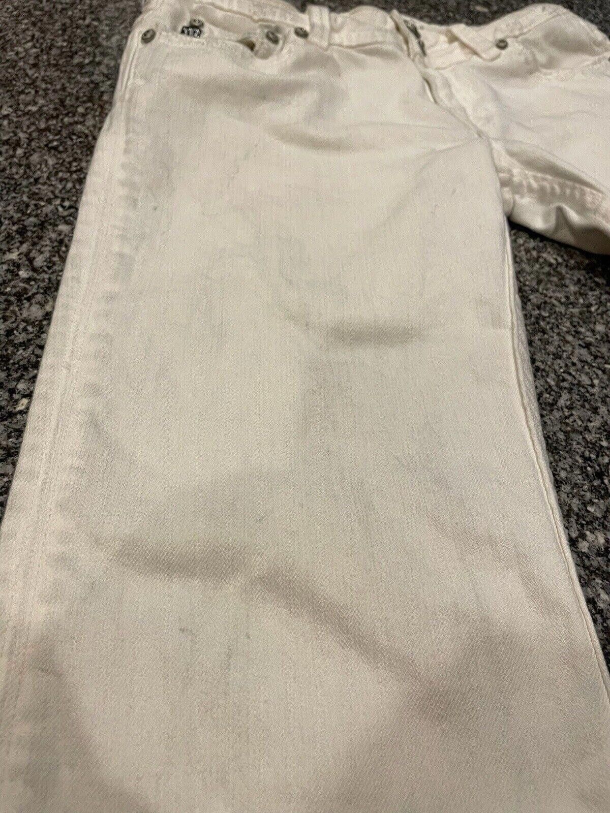 Designer Miss Me White Bootcut Jeans Pants Sz 28 (A4) Size 28" / US 6 / IT 42 - 5 Thumbnail