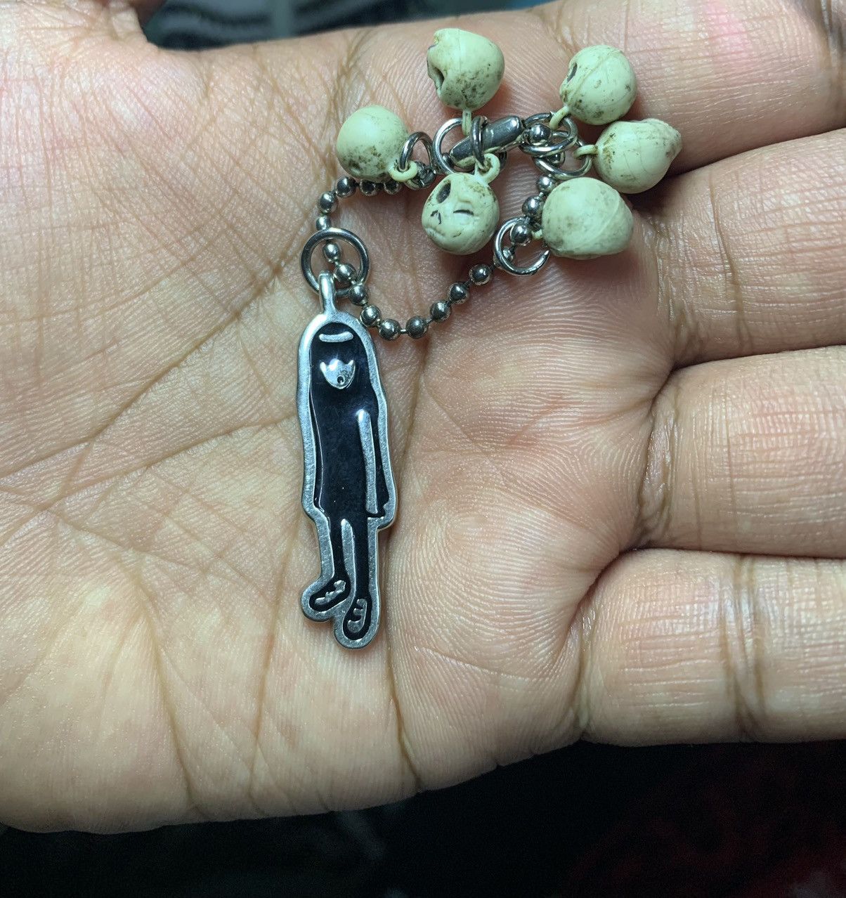 Band Tees vintage emily strange skull key chain Size ONE SIZE - 1 Thumbnail