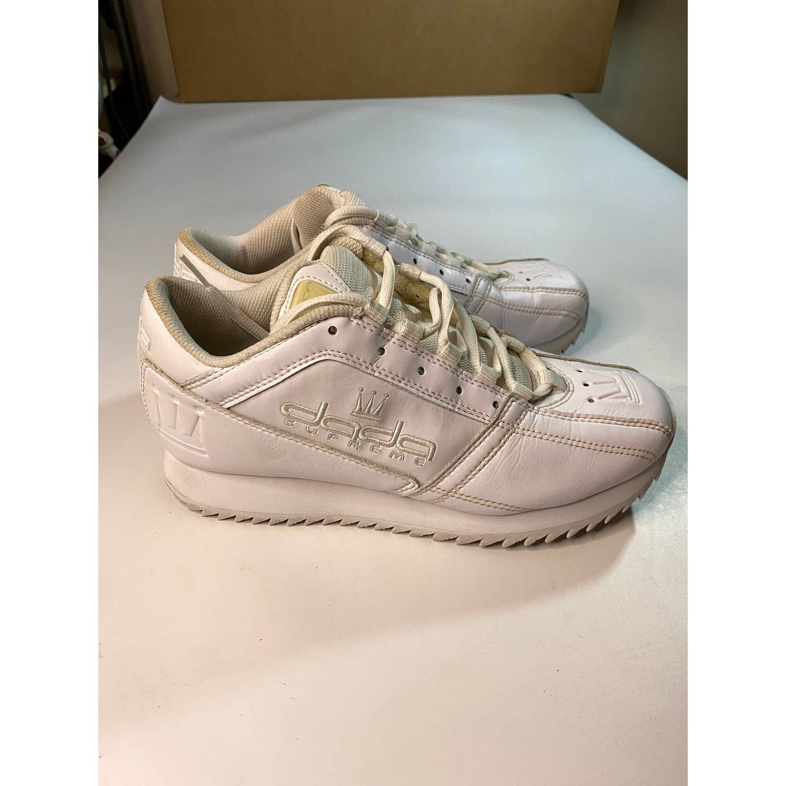 Damani Dada Vintage Dada Supreme White Sneakers Men's Size 8.5 Size US 8.5 / EU 41-42 - 3 Thumbnail
