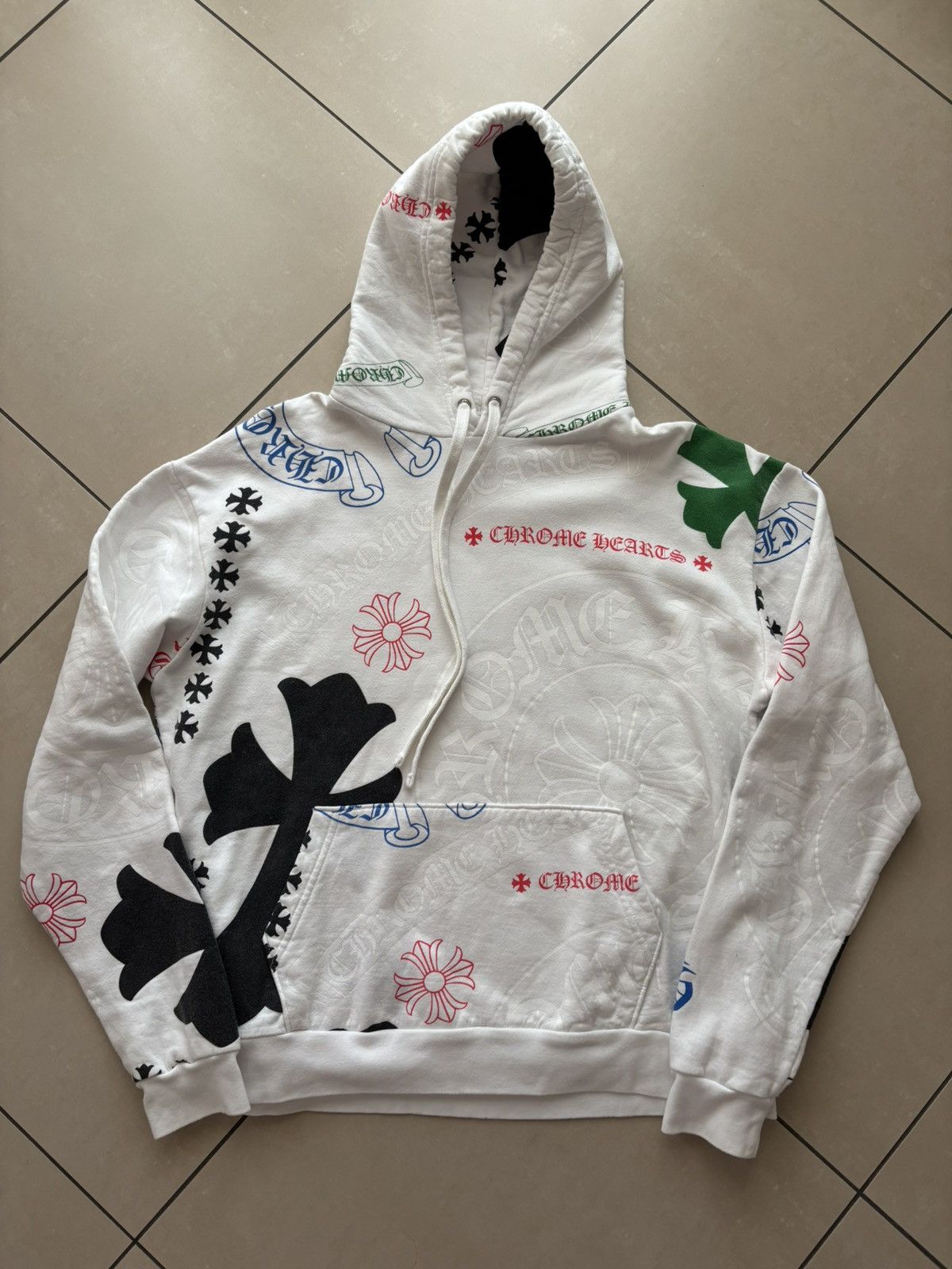Chrome Hearts Chrome Hearts stencil hoodie Size US S / EU 44-46 / 1 - 1 Thumbnail
