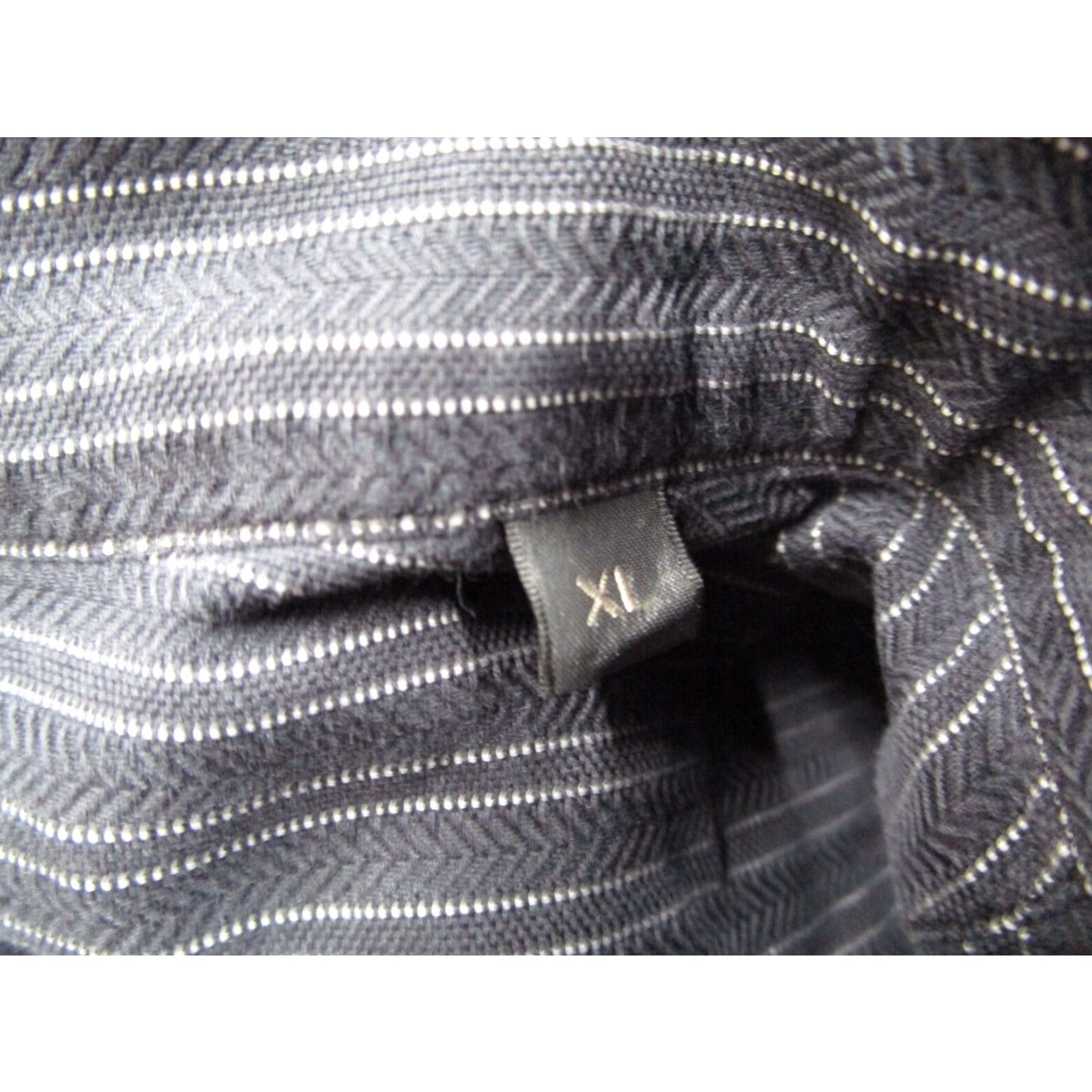 Zanella Zanella Mens XL Gray Striped Long Sleeve Button Down Collar Cotton Shirt Made in Italy Size US XL / EU 56 / 4 - 4 Thumbnail