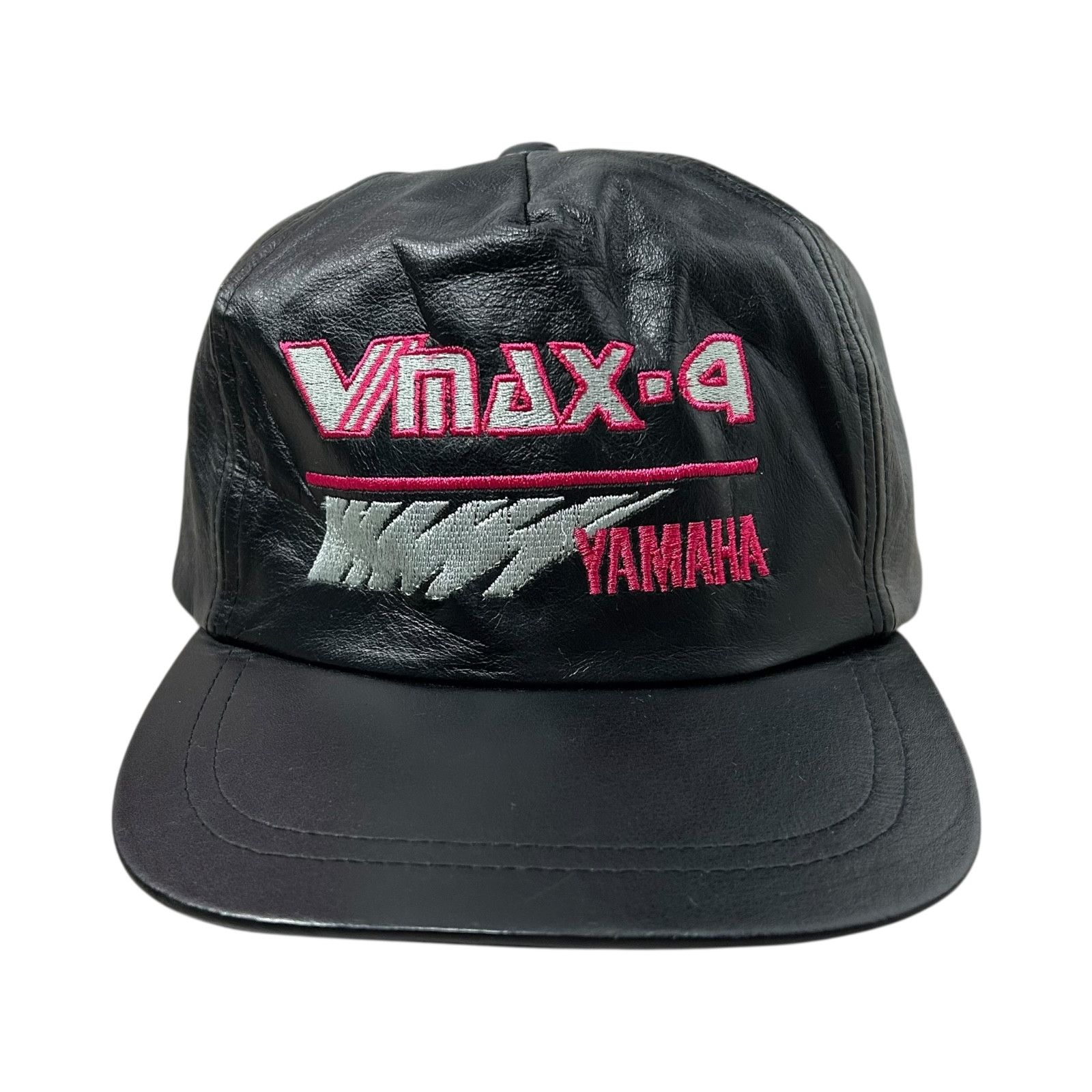 RARE VTG 90s VMAX 4 SNOWMOBILE LEATHER HAT CAP ONE SIZE