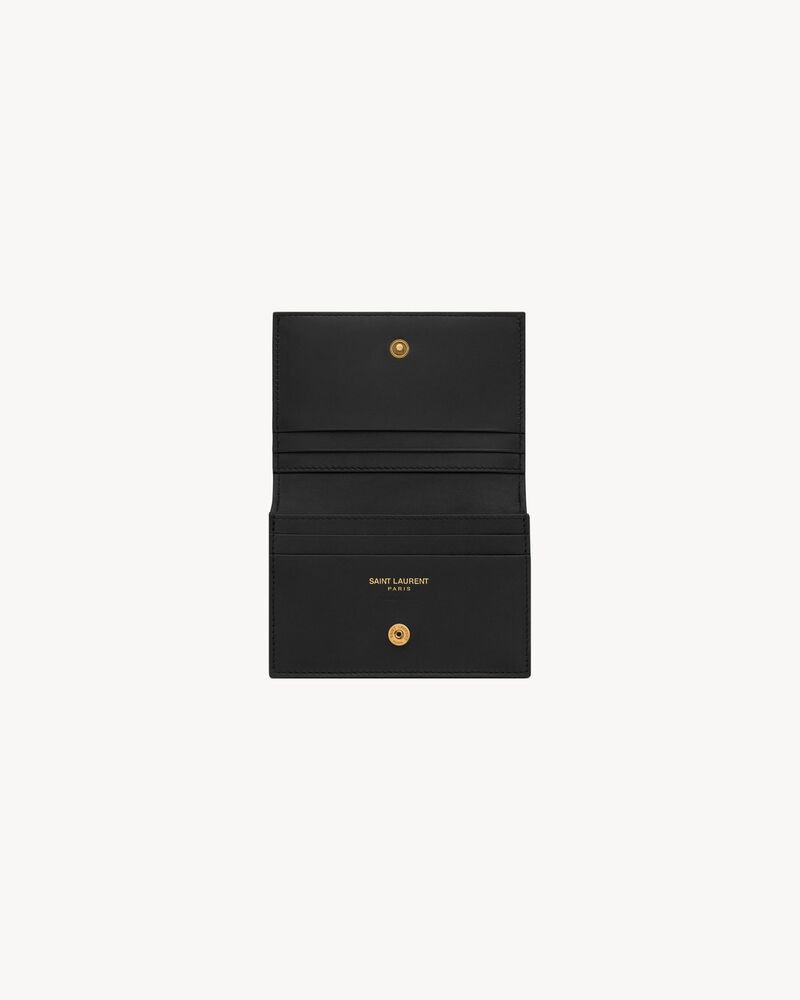 Saint Laurent Paris o1b1hav111125 Size: OS / Cassandre Business Card Case Size ONE SIZE - 4 Thumbnail