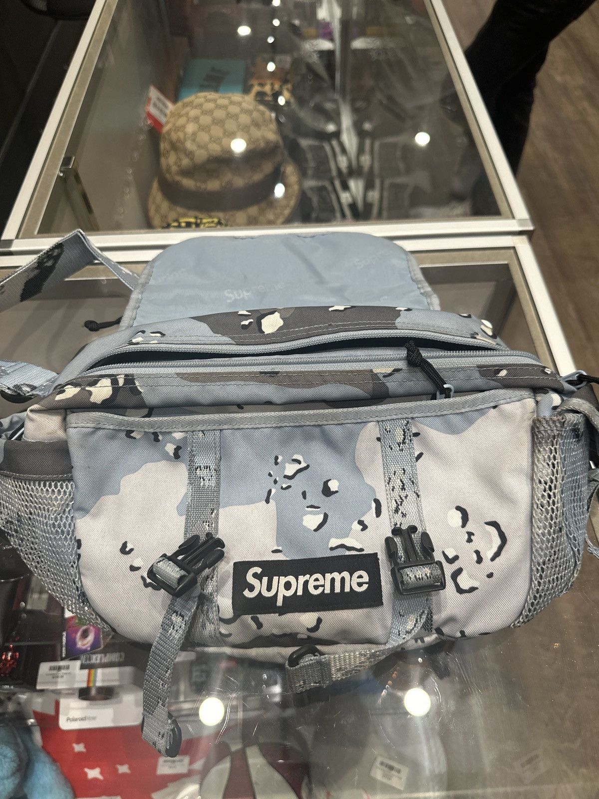 Supreme PO Supreme Blue Camo Side Bag Size ONE SIZE - 1 Thumbnail