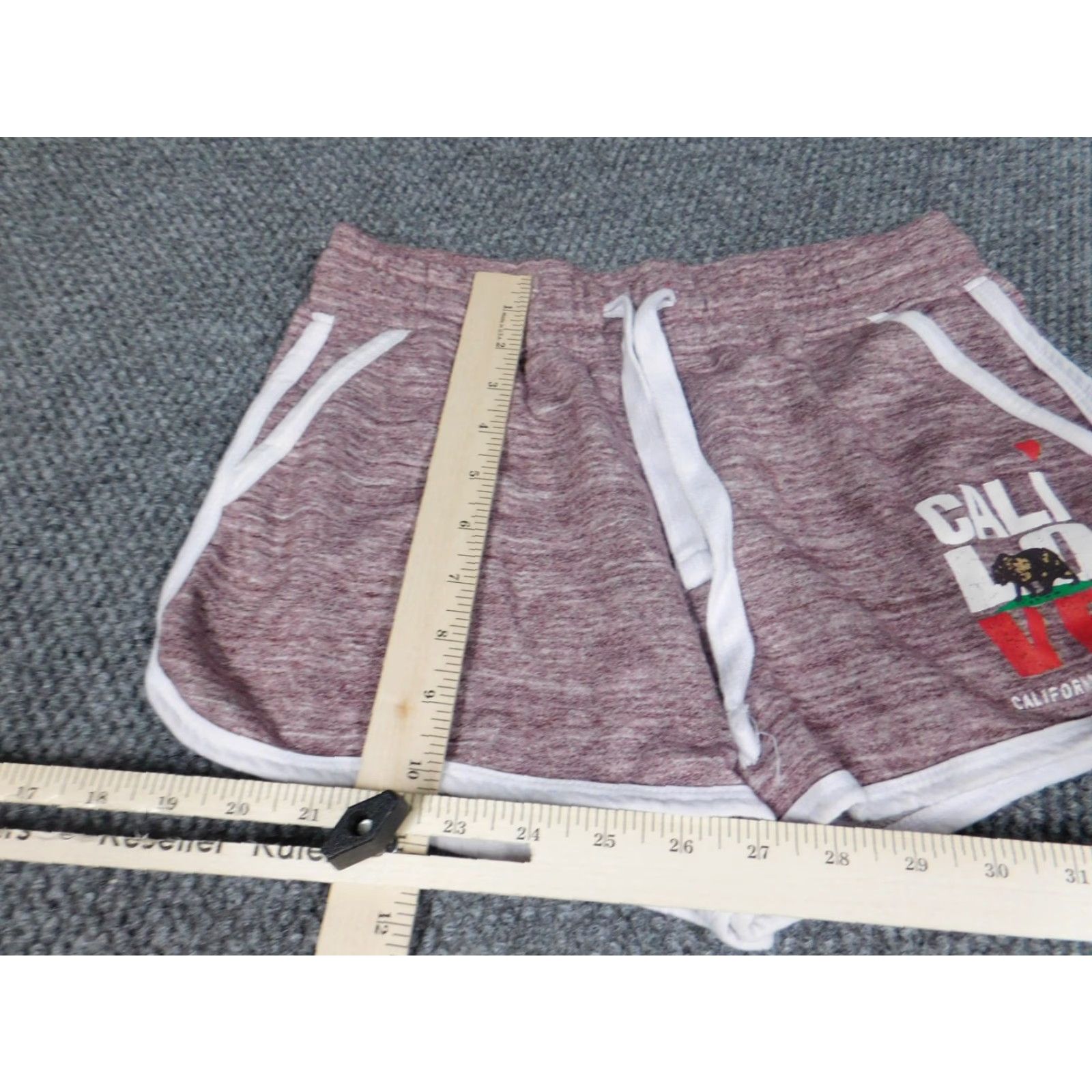 Pinko Reflex Shorts Womens Large Pink stretch Cotton Spandex Knit Casual Slimming Walking Size 26" / US 2 / IT 38 - 5 Thumbnail
