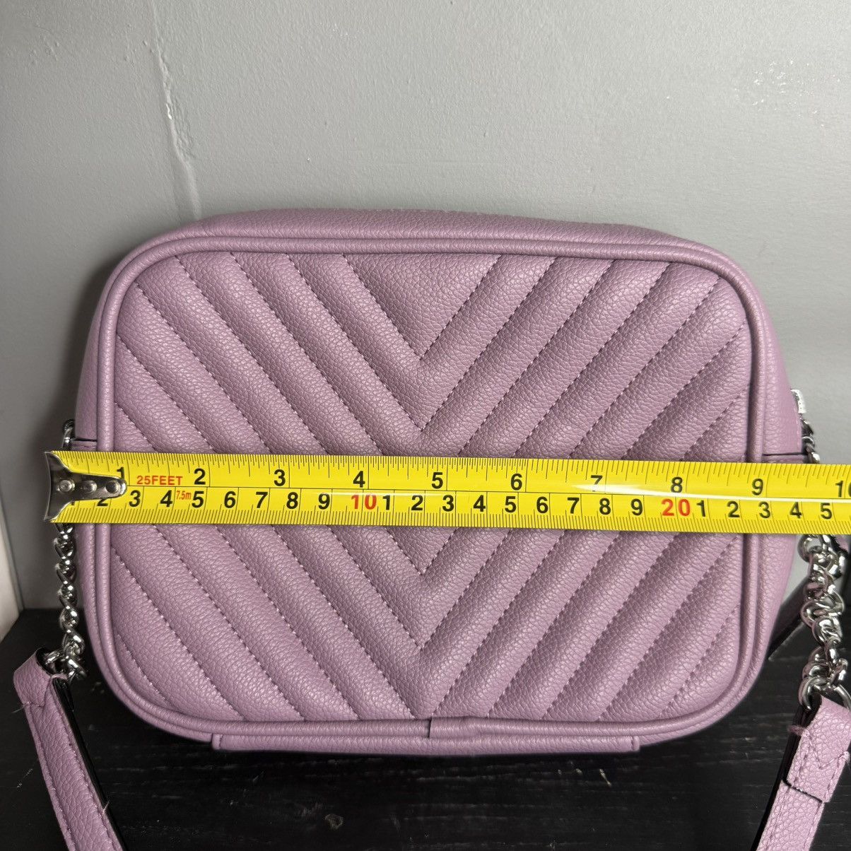 Victoria's Secret Victoria's Secret Lavender Quilted Crossbody Bag with Silver Size ONE SIZE - 6 Thumbnail