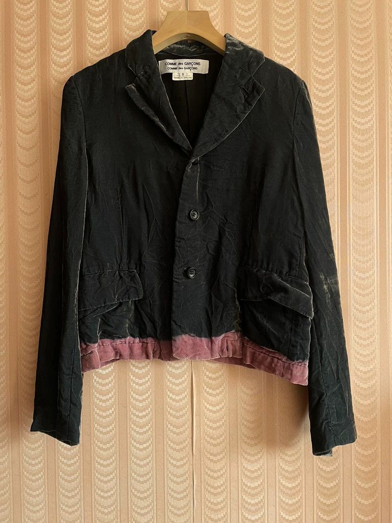 Comme des Garcons Comme Des Garcons Women's burnt velvet bleached pleated ja Size S / US 4 / IT 40 - 1 Thumbnail
