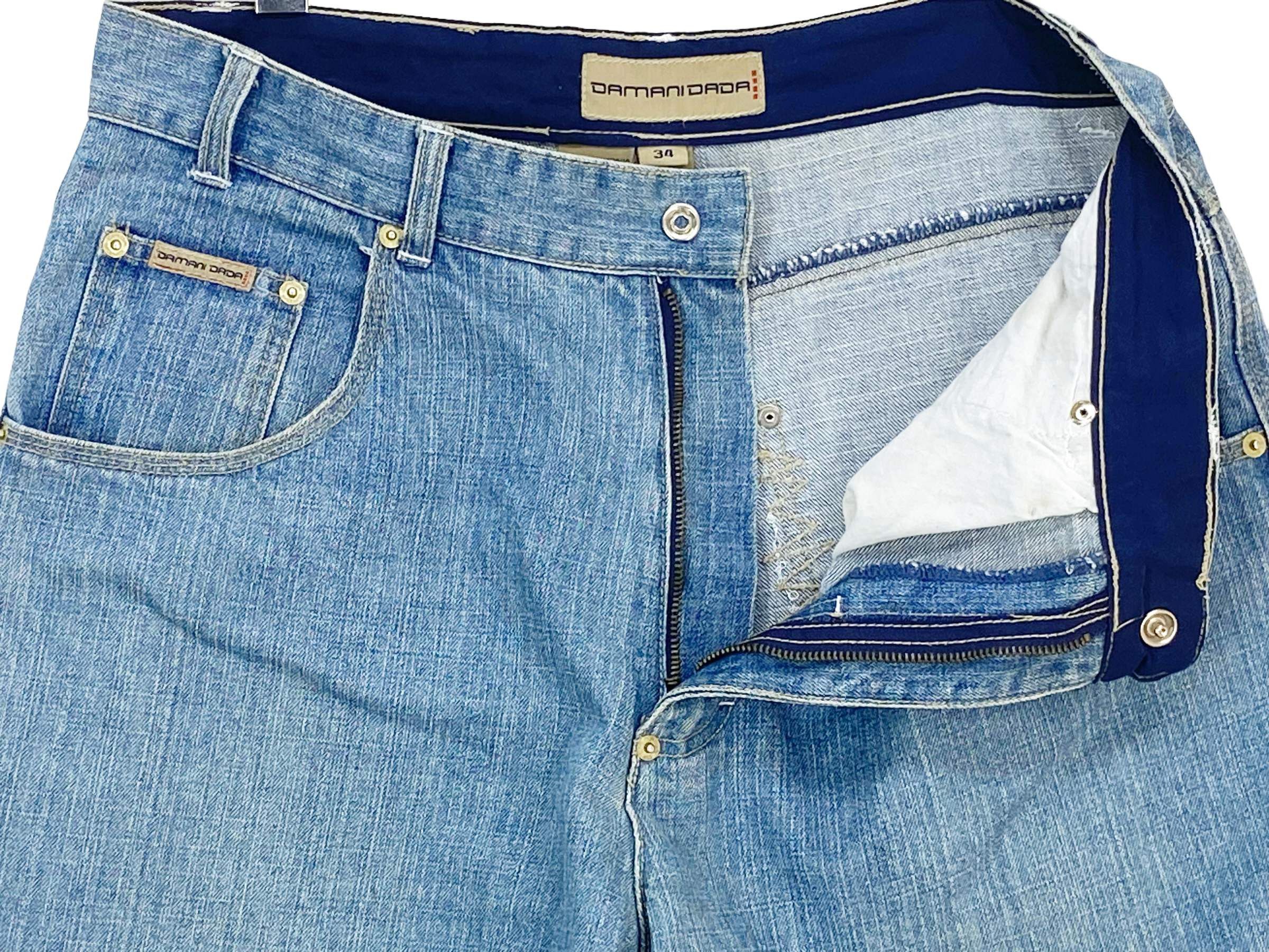 Damani Dada Damani Dada Denim Jeans Dada Baggy Hip Hop Skateboards Jeans Size US 33 - 9 Thumbnail