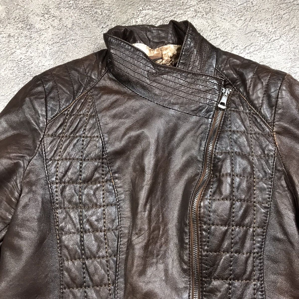 Vintage Vintage 90s Quilted Black Jacket Y2K Streetwear Distressed M Size M / US 6-8 / IT 42-44 - 2 Thumbnail