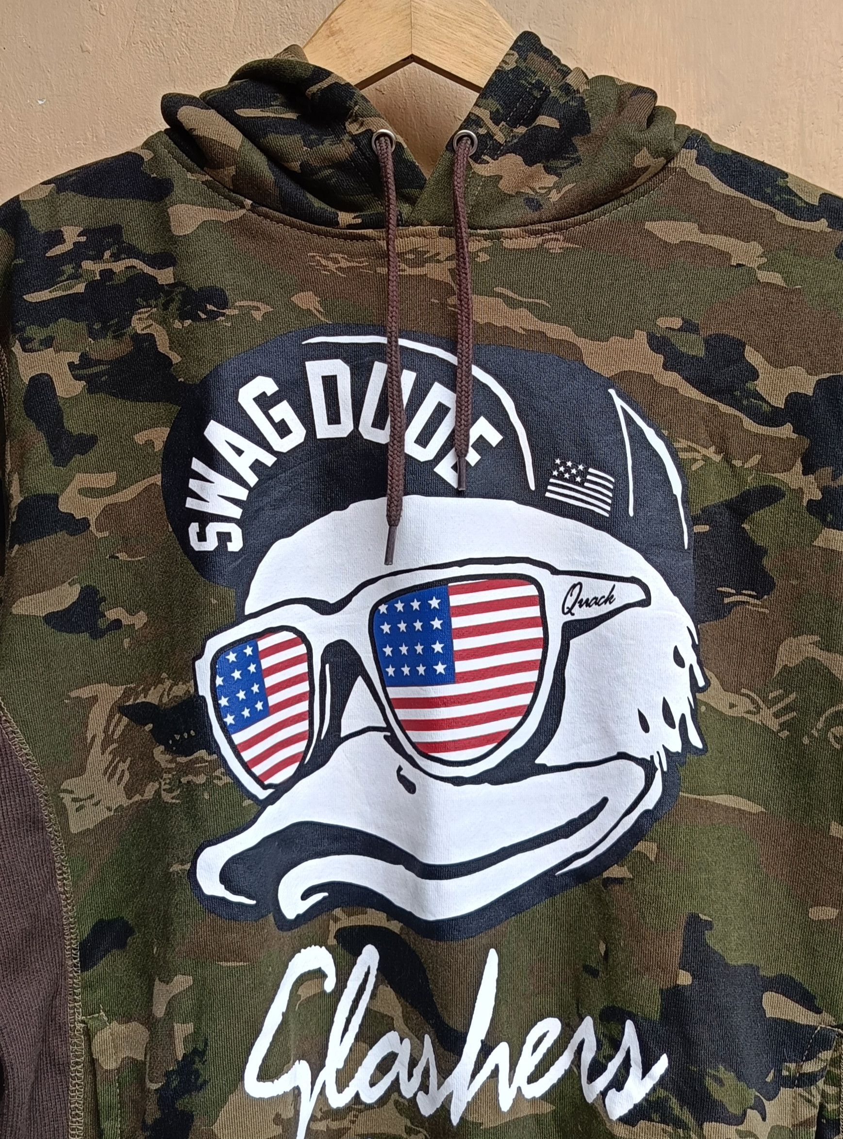 Japanese Brand B one soul camouflage hoodie duck nation Size US M / EU 48-50 / 2 - 2 Thumbnail