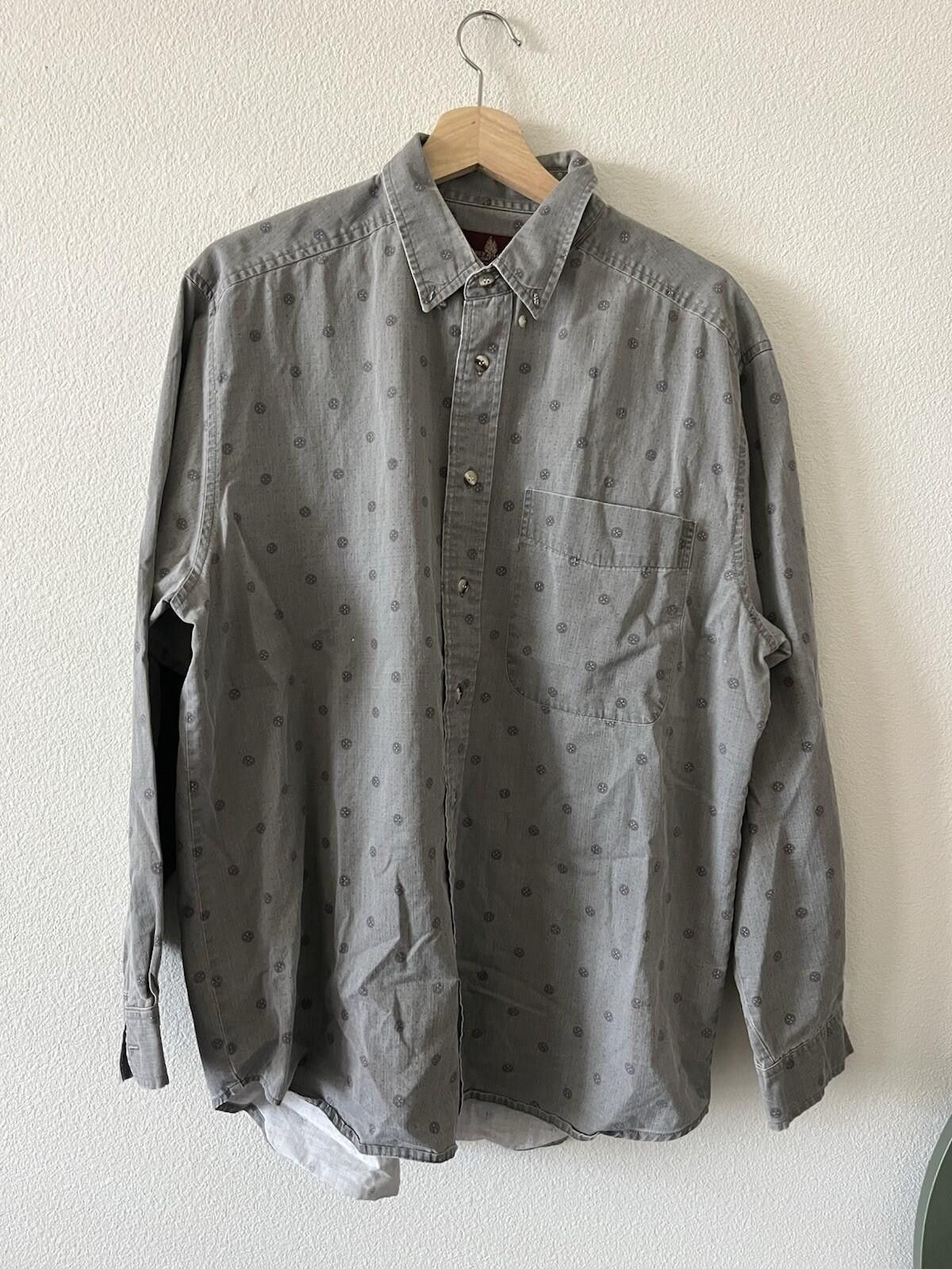 Wrangler Vintage Wrangler Timber Creek Grey Pattern Button Down⁠ L/XL Size US XL / EU 56 / 4 - 1 Thumbnail