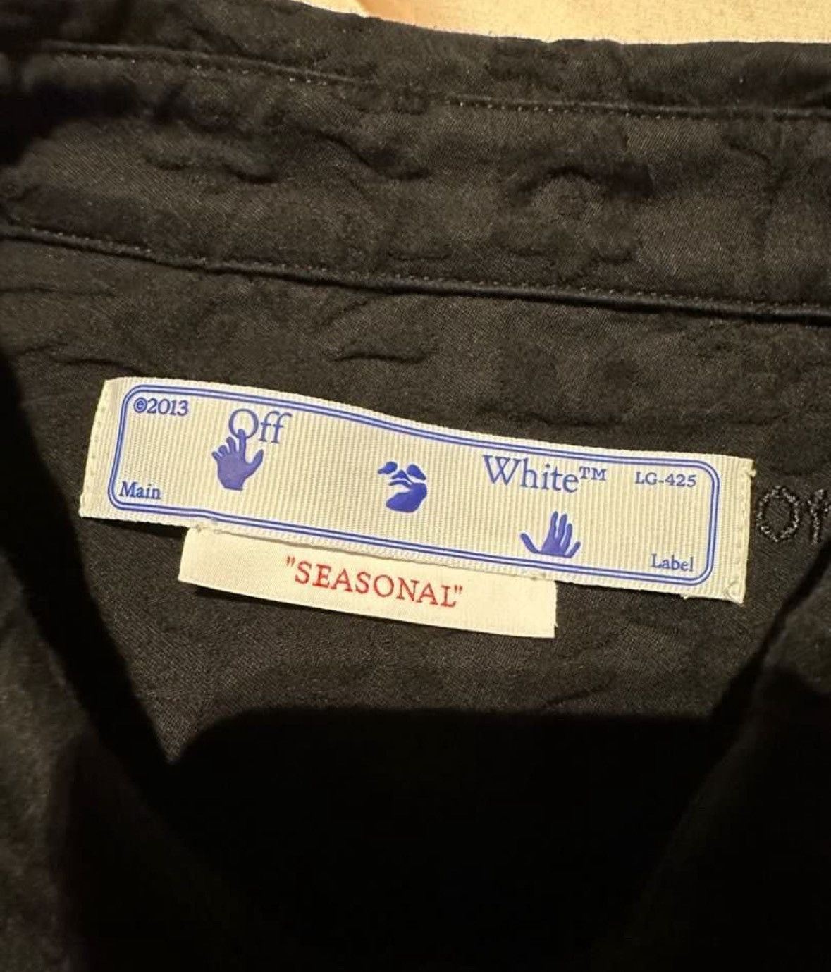 Off-White Off-White floral jacquard shirts Size US L / EU 52-54 / 3 - 8 Thumbnail