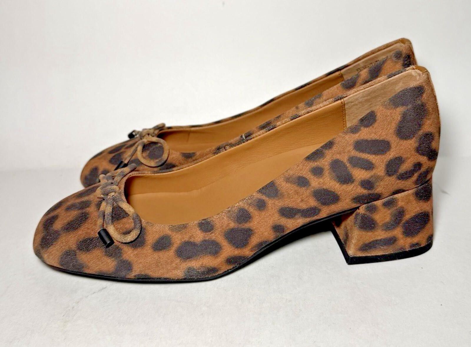 Other GENTLE SOULS KENNETH COLE Lancine Suede Leopard Bow Heel Size US 9.5 / IT 39.5 - 1 Thumbnail