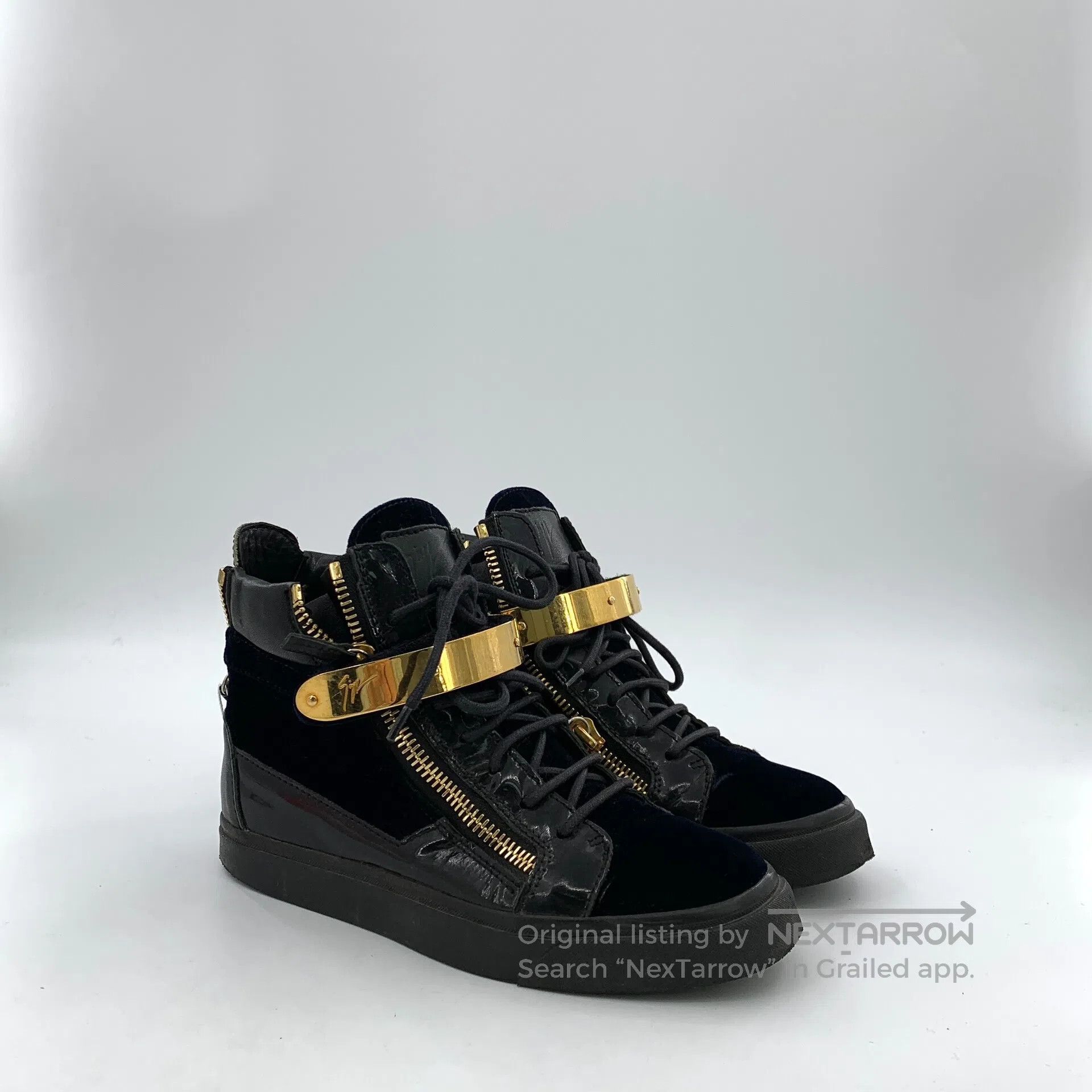 Giuseppe Zanotti Giuseppe Zanotti Black double zipper design drawstring cas Size US 6 / IT 36 - 2 Thumbnail