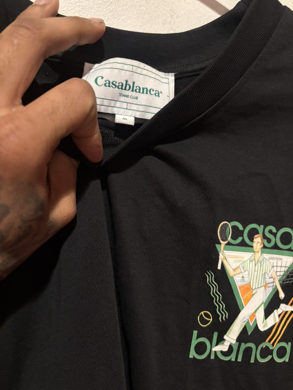 Casablanca Black Casablanca t-shirt Size US M / EU 48-50 / 2 - 3 Thumbnail