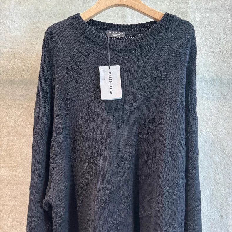 Balenciaga Balenciaga Logo Embedded Black Sweatshirt Size US M / EU 48-50 / 2 - 4 Thumbnail
