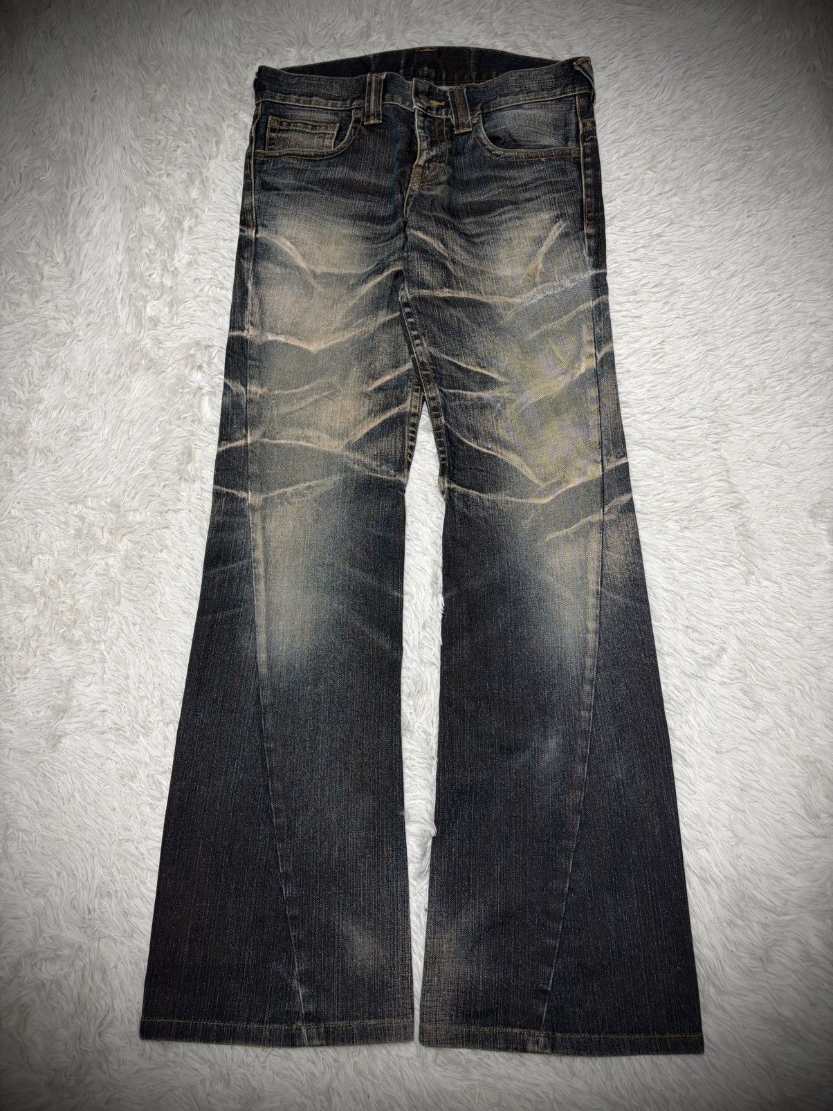 Tornado Mart Rare Tornado Mart Spiral flared denim Size US 32 / EU 48 - 1 Thumbnail