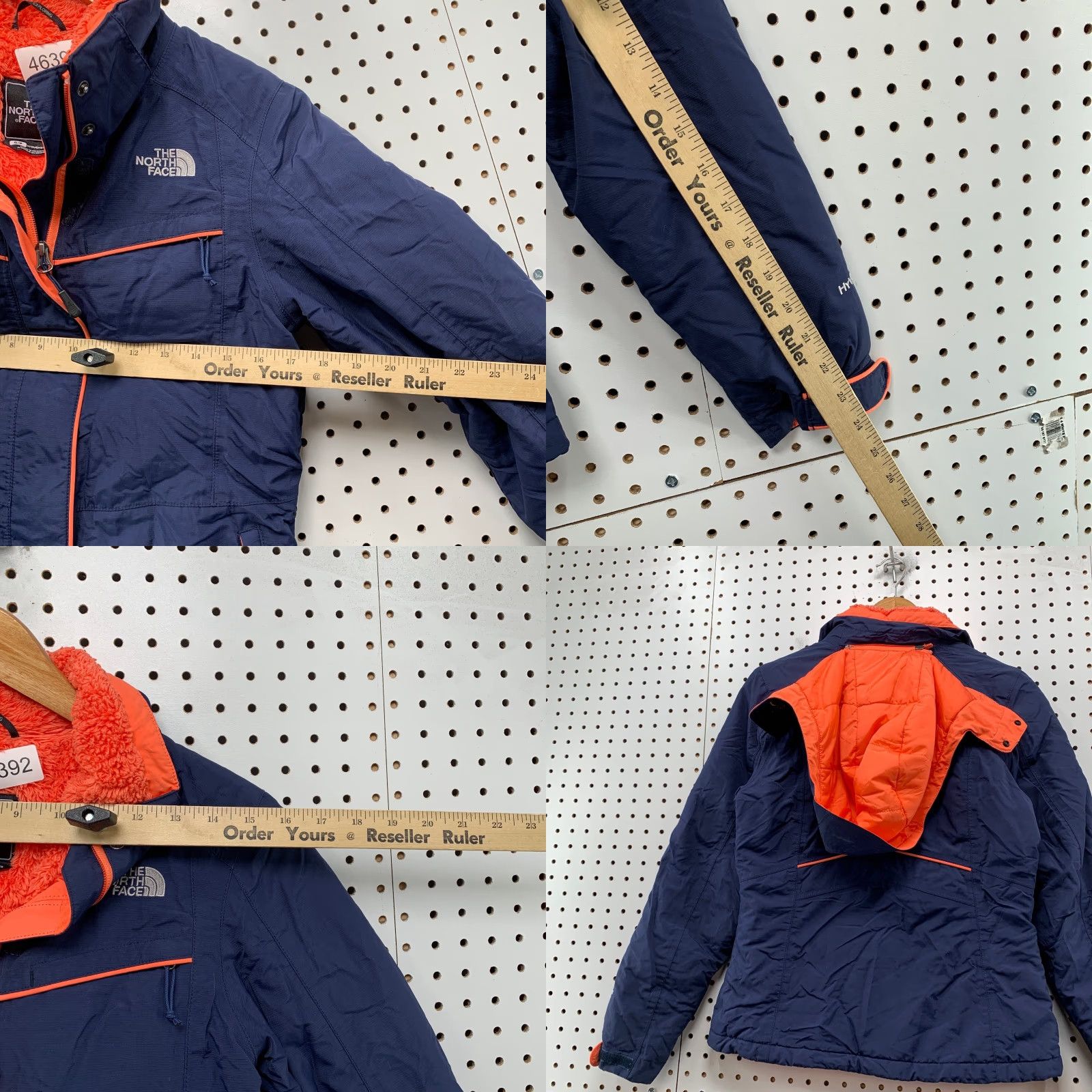 The North Face The North Face Hyvent Jacket Women S Blue Lined Hooded Cozy Soft Sherpa Mid-Length Size S / US 4 / IT 40 - 9 Thumbnail