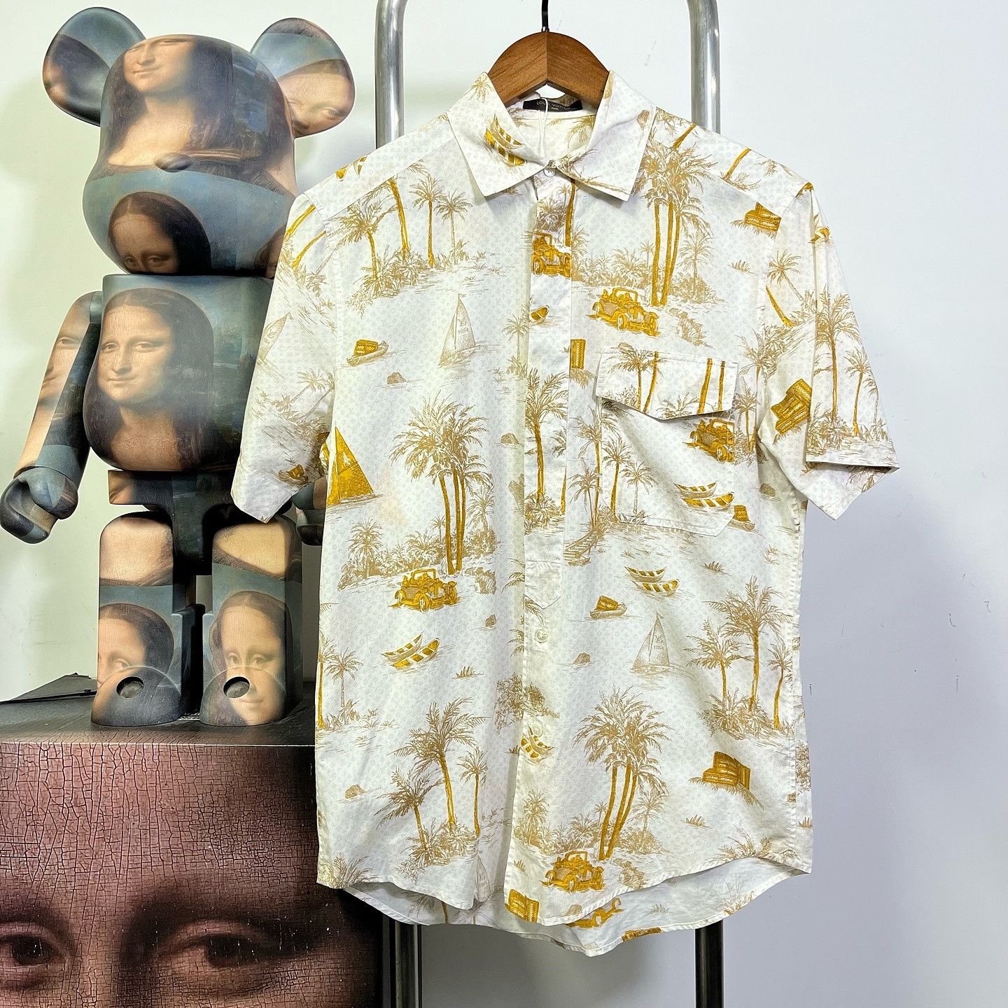 Louis Vuitton Louis Vuitton Monogram Print Short Sleeve Shirt XS Size US XS / EU 42 / 0 - 1 Thumbnail