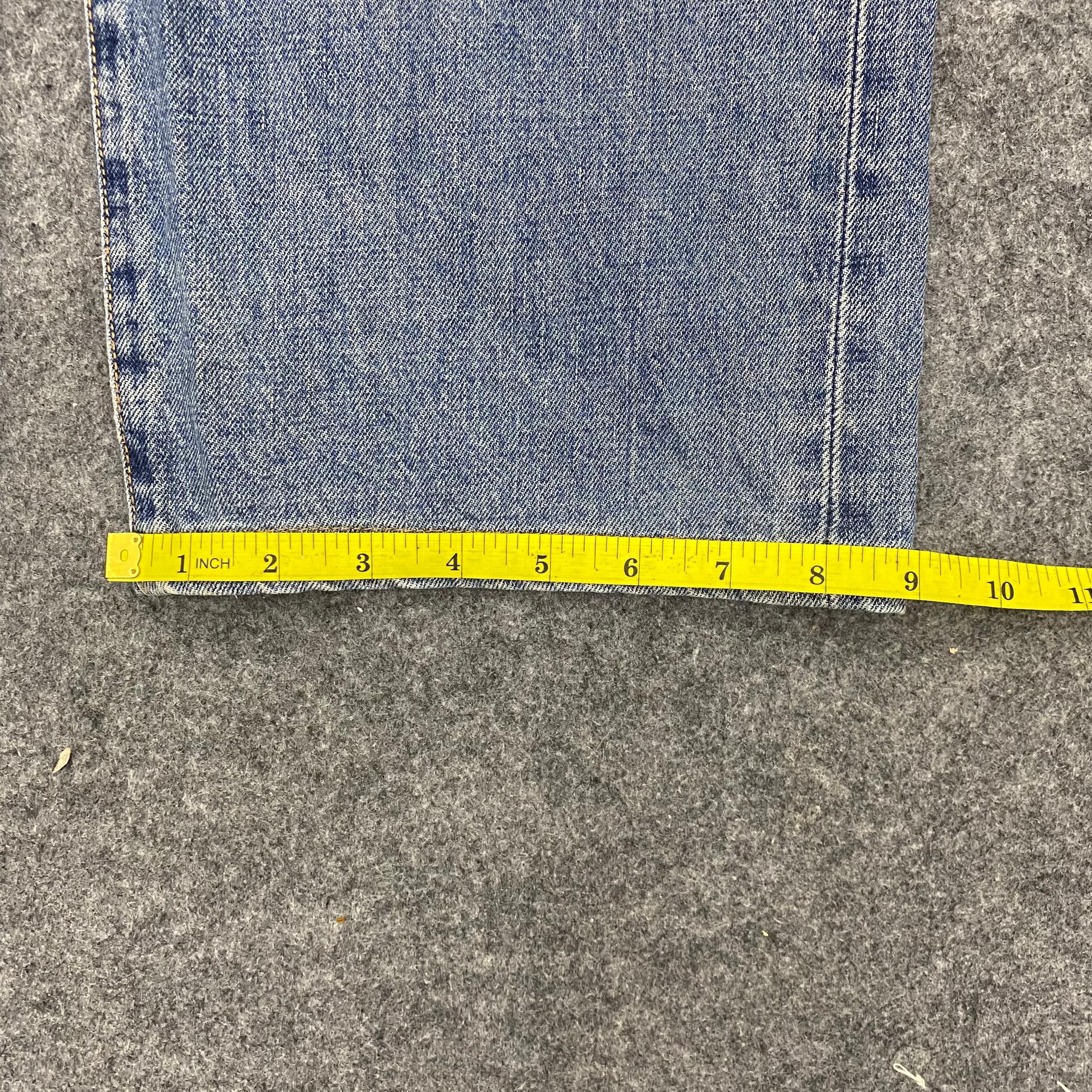 Edwin 💥Best Offer💥Vintage Edwin 505x Distressed Denim Size US 34 / EU 50 - 7 Thumbnail