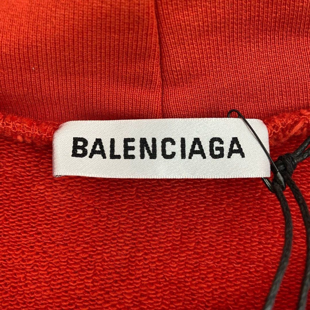Balenciaga Balenciaga Red Portrait Hoodie- Size US S / EU 44-46 / 1 - 4 Thumbnail
