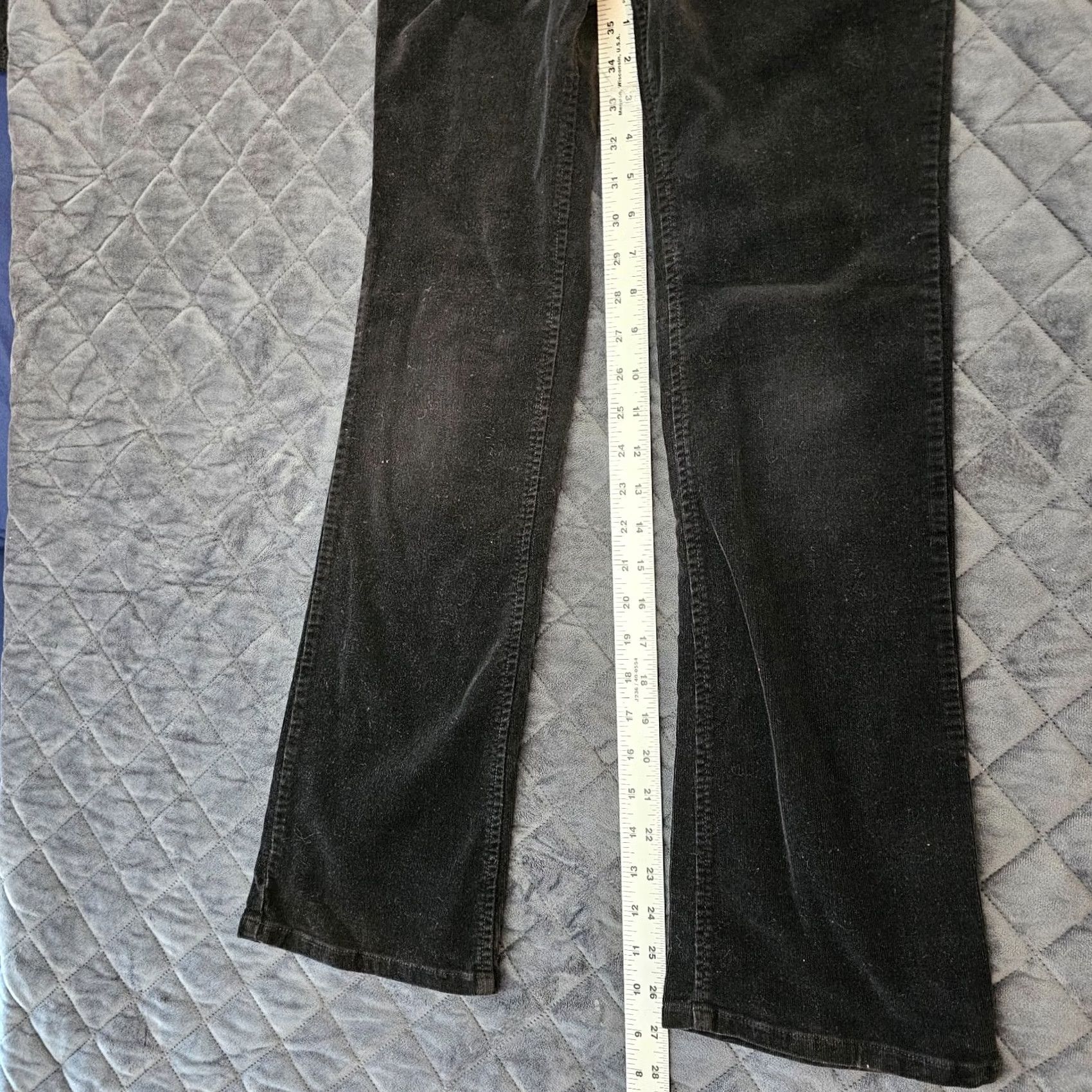 Southpole Southpole Black Corduroy Pants Girls 12 Stretch Gold Emboider Collection Denim? (Note: Adapted) Size 34" / US 12 / IT 48 - 7 Thumbnail