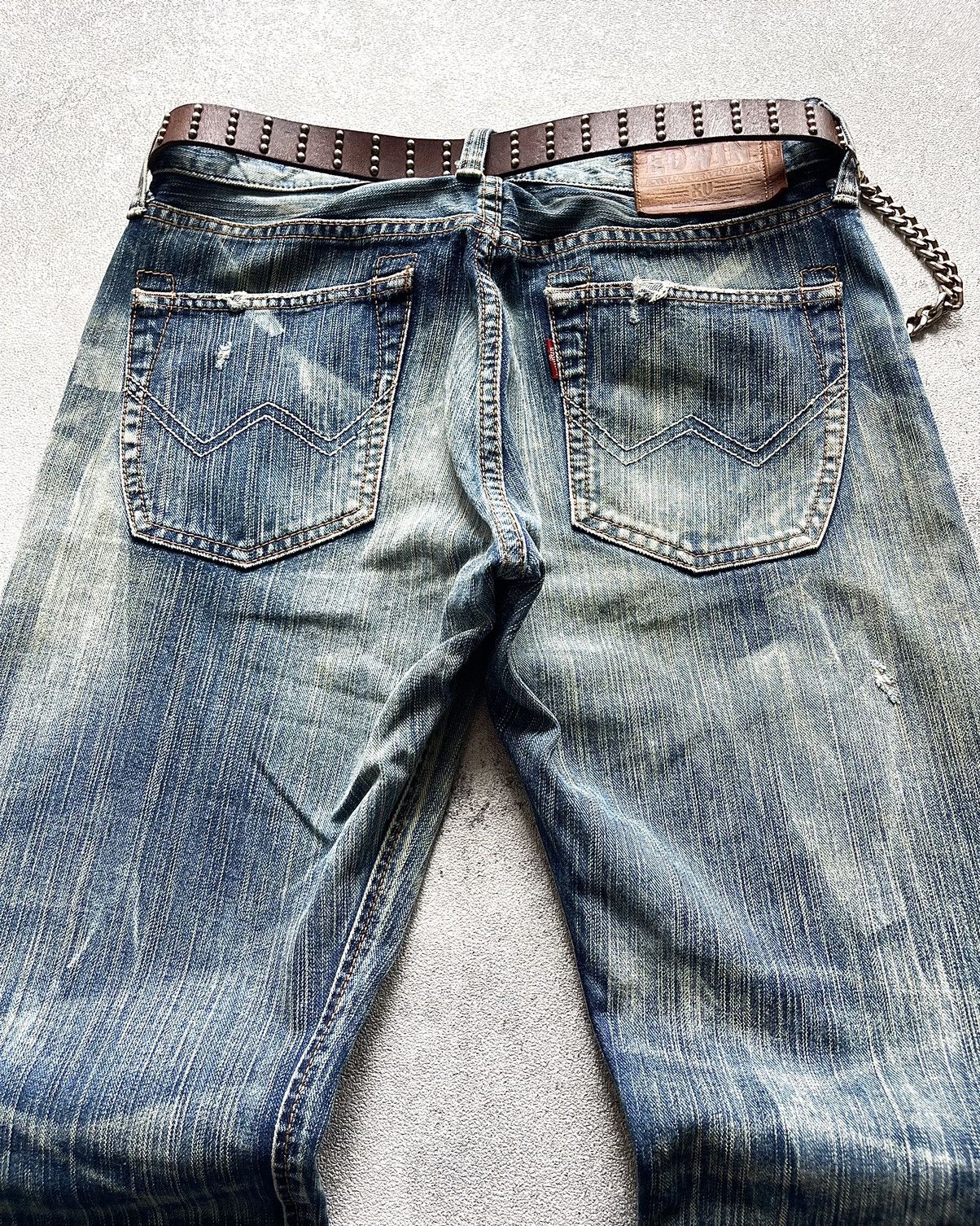 Edwin 2000s EDWIN EXCLUSIVE VINTAGE FADED JEAN if six was nine Size US 32 / EU 48 - 5 Thumbnail