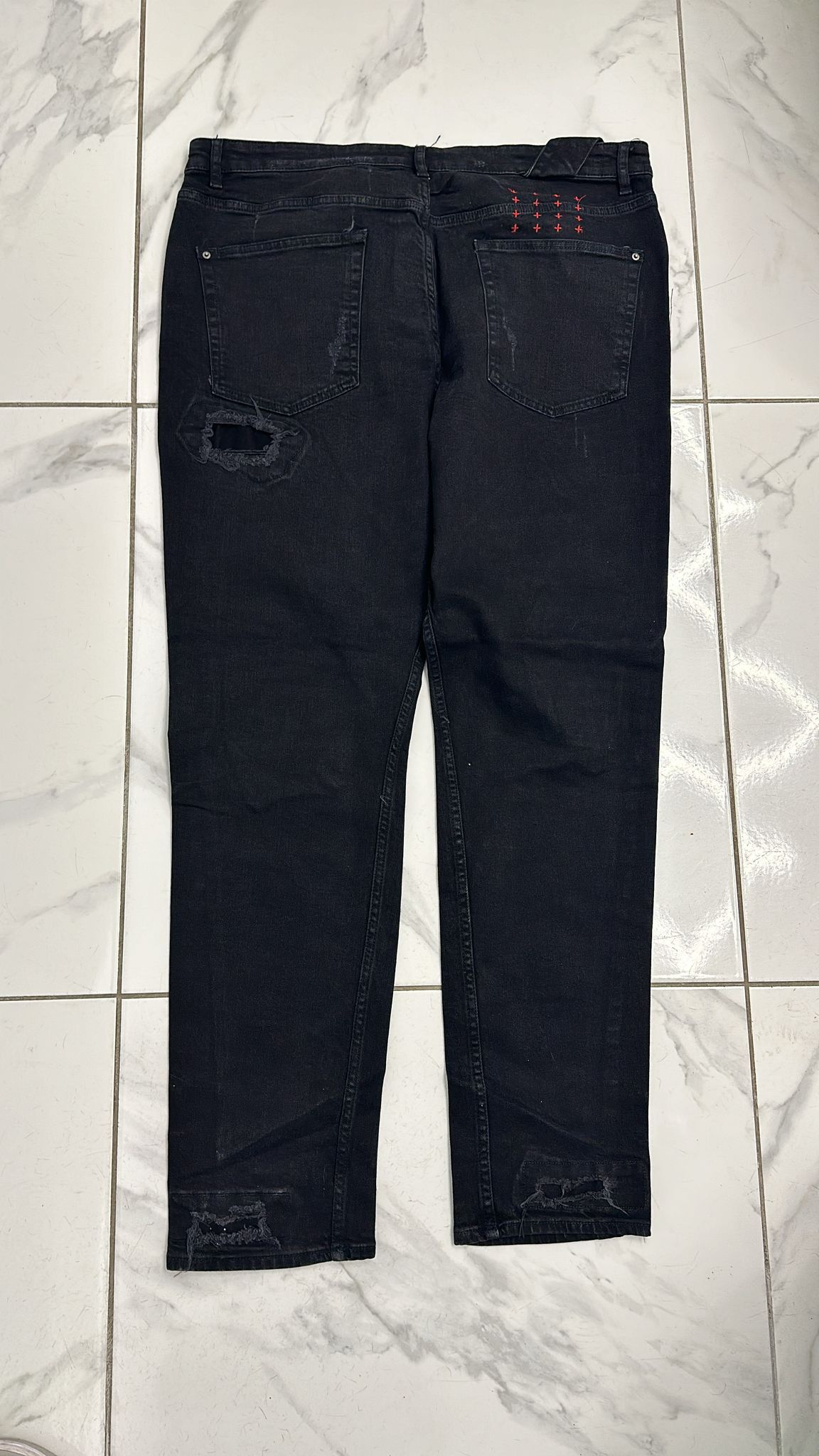 Ksubi × Vintage Ksubi Van Thrifted Black Jean Size 40 Size US 40 / EU 56 - 1 Thumbnail