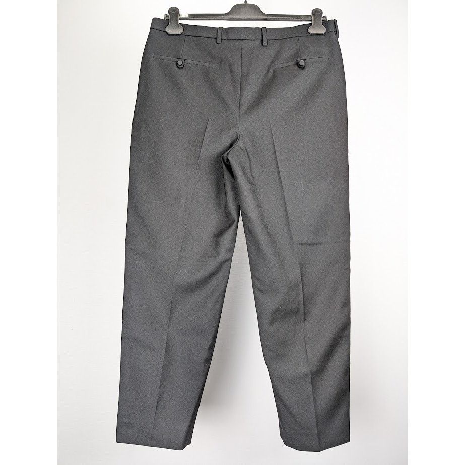 Saint Laurent Paris o1rshd1 Twill Smoking Court Pant in Noir Size US 36 / EU 52 - 11 Thumbnail