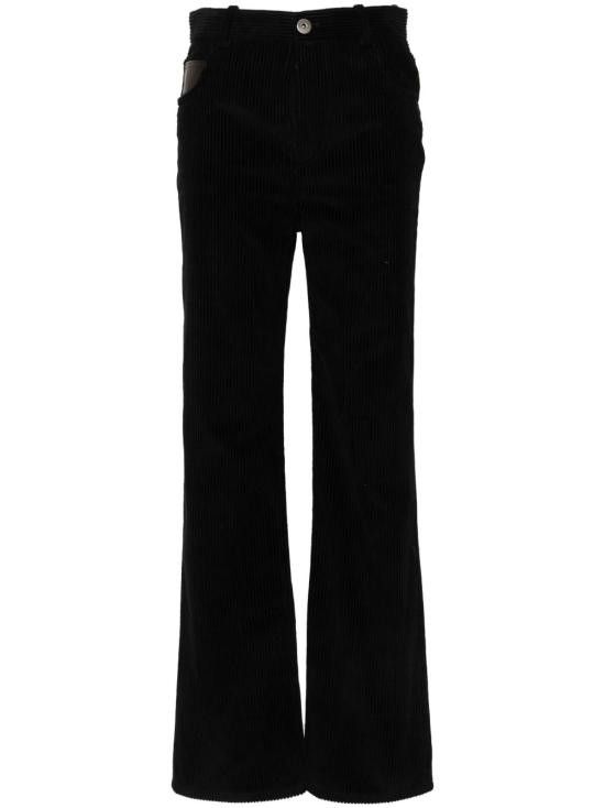 Bottega Veneta BOTTEGA VENETA Women Straight Pants 792955 V4CY04246 Blue Size 27" / US 4 / IT 40 - 1 Thumbnail