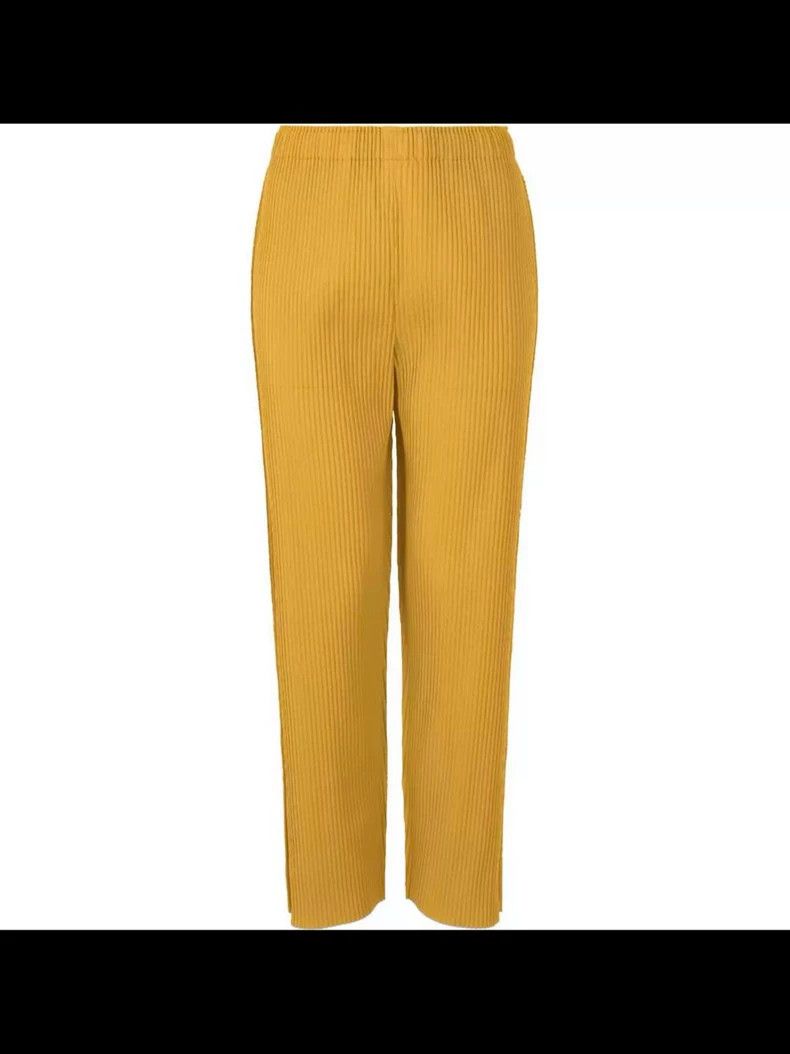Issey Miyake issey miyake size:one size yellow pants 2505-Nextarrow Size US 26 / EU 42 - 1 Thumbnail