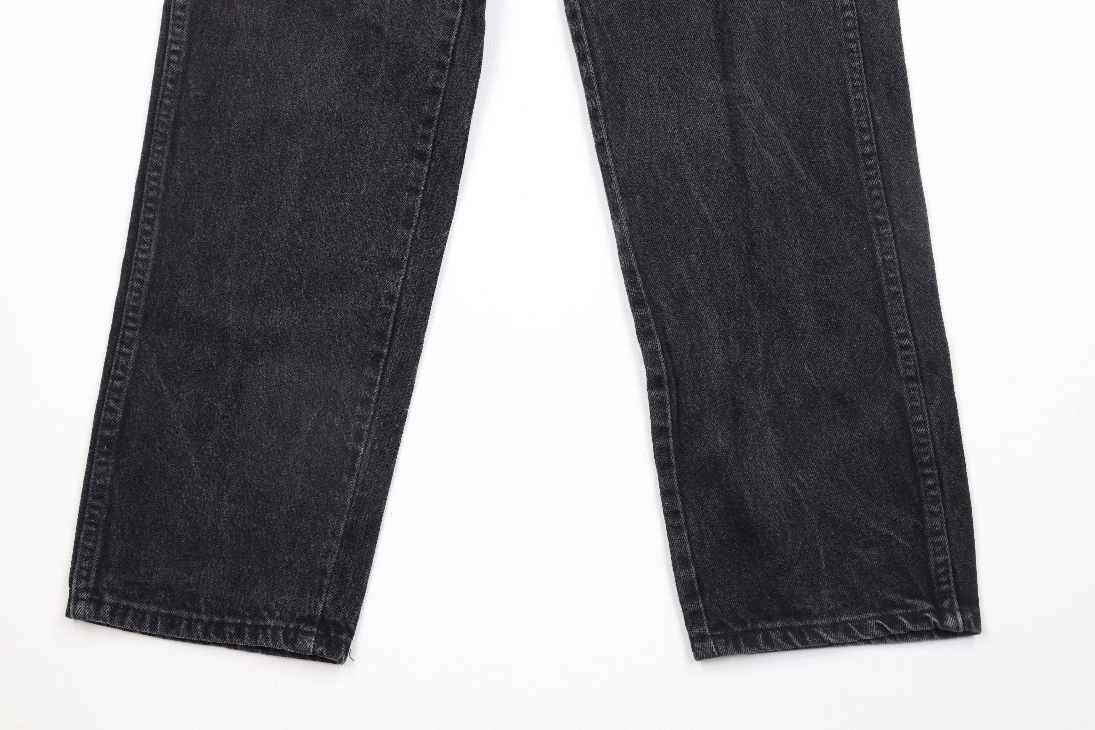 Dickies × Vintage Vintage 90s Dickies Spell Out Straight Leg Denim Jeans Black Size US 30 / EU 46 - 4 Thumbnail
