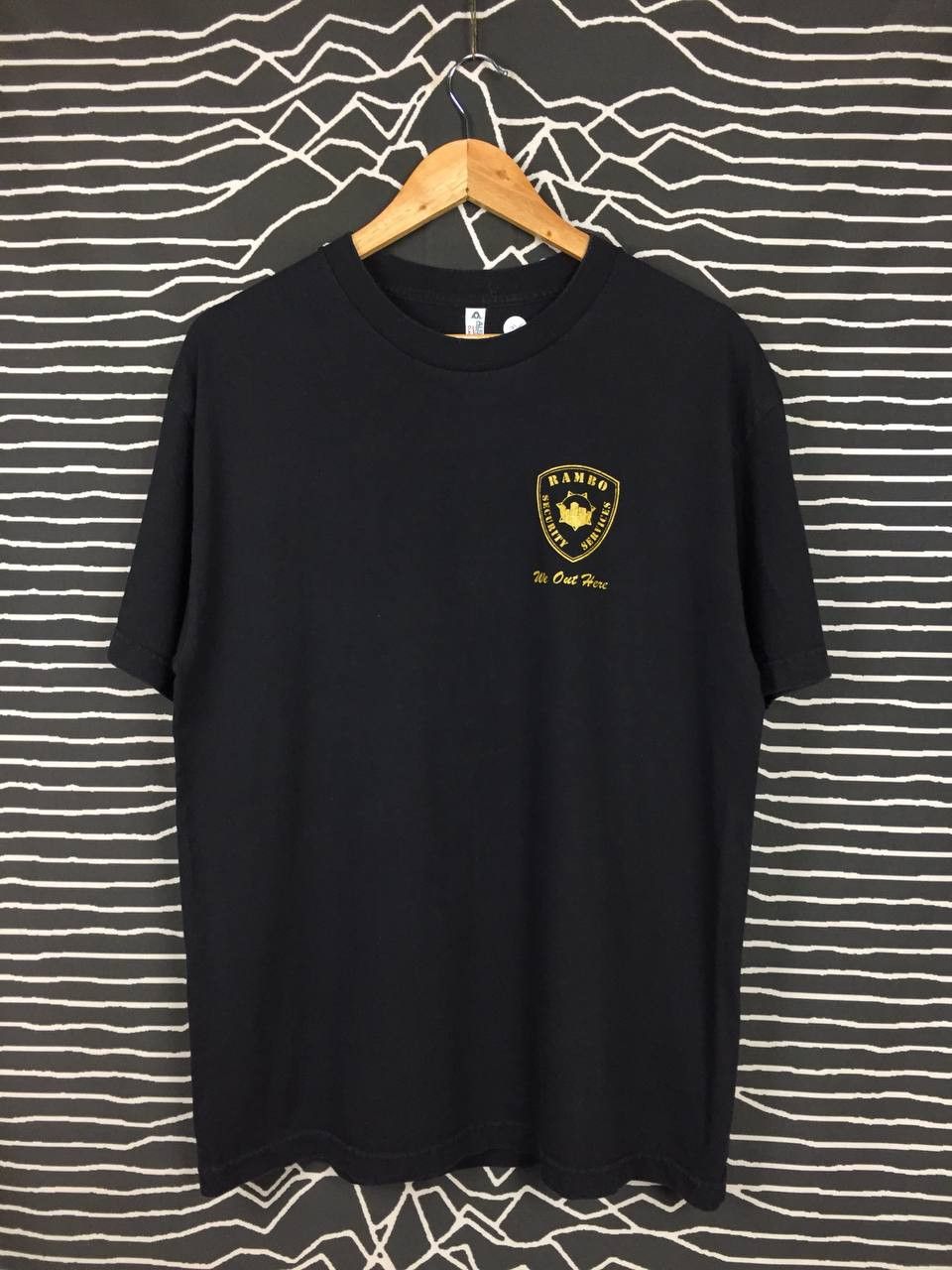 Vintage Rambo Security Services Total Response And Protection Tee Size US L / EU 52-54 / 3 - 5 Thumbnail