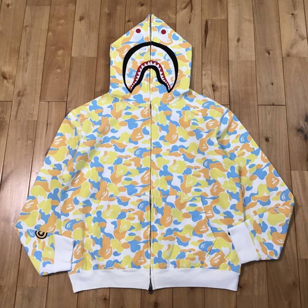 Bape × Nigo 2008 🔥Sapporo store camo🔥 BAPE shark full zip hoodie NIGO Size US M / EU 48-50 / 2 - 1 Thumbnail