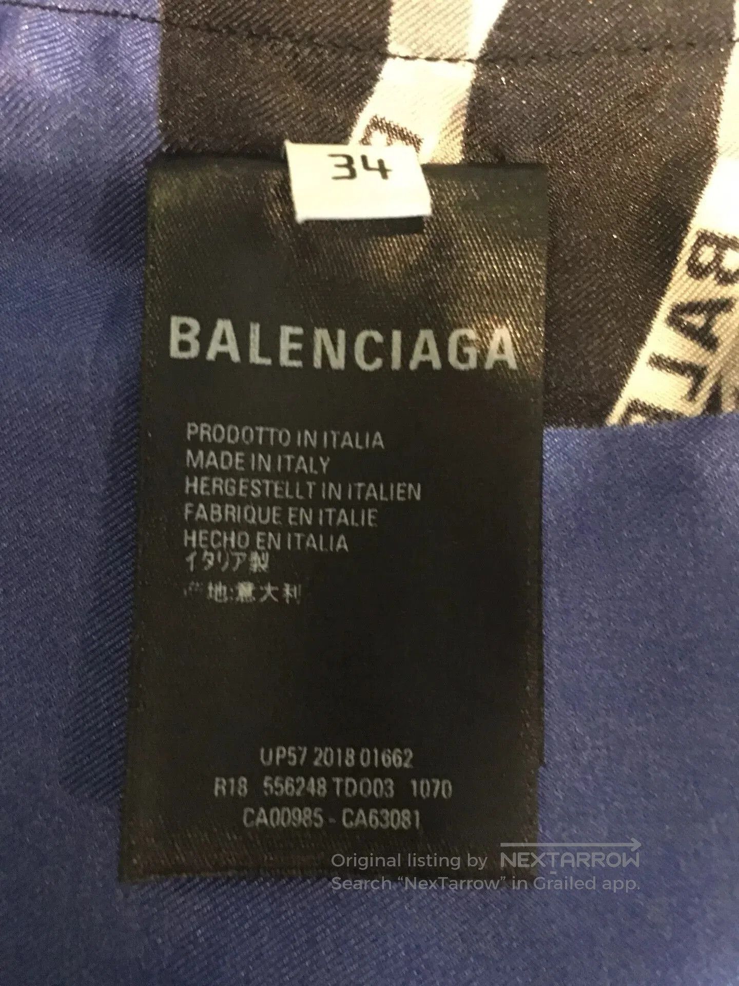 Balenciaga Balenciaga Asymmetric Plaid Shirt Dress. Size US M / EU 48-50 / 2 - 7 Thumbnail