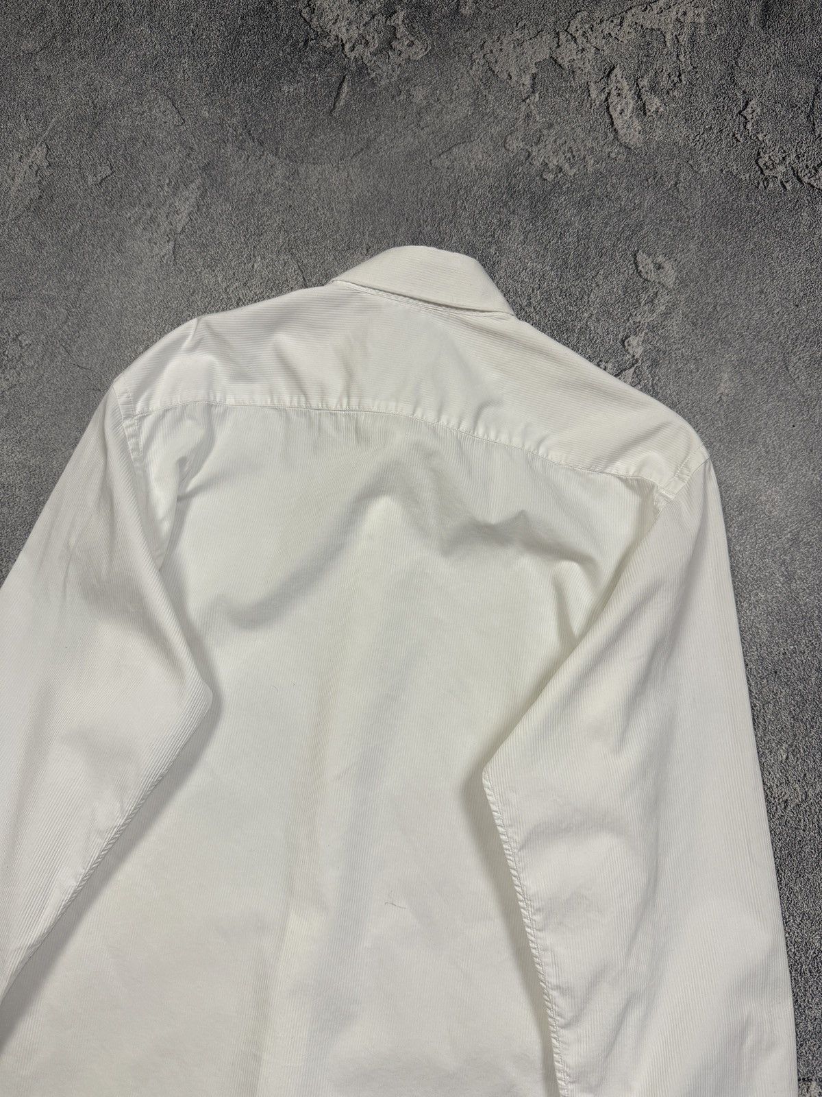 Prada Prada White Shirt Size 42 Size US L / EU 52-54 / 3 - 3 Thumbnail