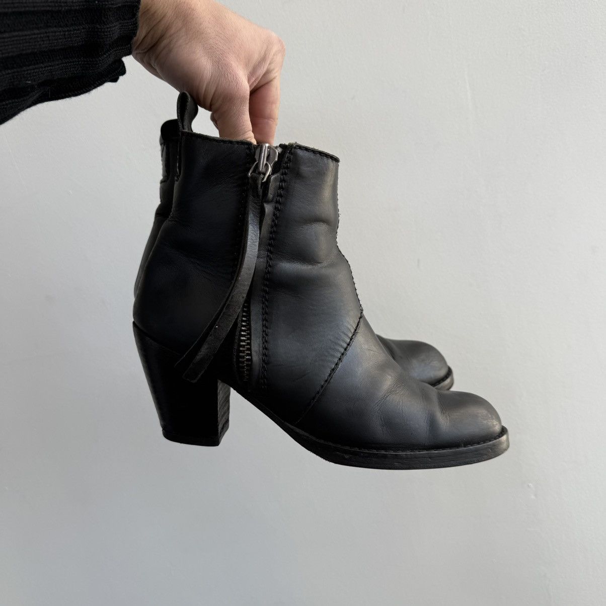 Acne Studios Acne Studios Ankle Leather Boots Size US 8 / IT 38 - 8 Thumbnail