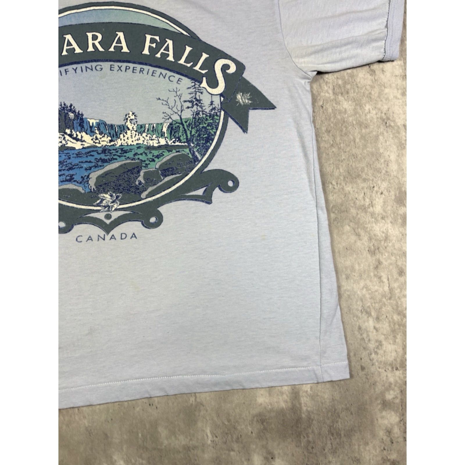 Vintage VINTAGE Niagara Falls Canada Ringer T Shirt Blue Nature size S Mens Crew Neck Short Sleeve Cotton Blend Graphic Print Fall 80s Size US S / EU 44-46 / 1 - 4 Thumbnail