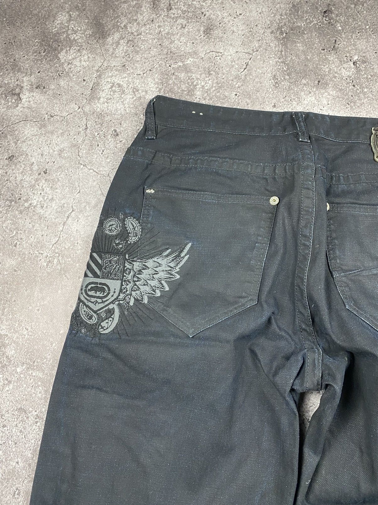 Ecko Unltd. CRAZY VINTAGE Y2K ECKO BAGGY ARCHIVAL SKATER JEANS RARE Size US 34 / EU 50 - 6 Thumbnail